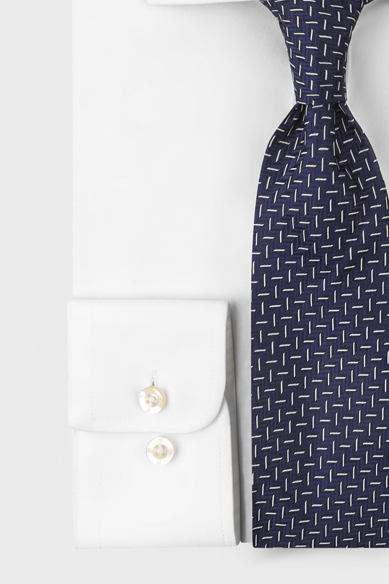 White Twill Non-Iron Shirt - Slim Fit