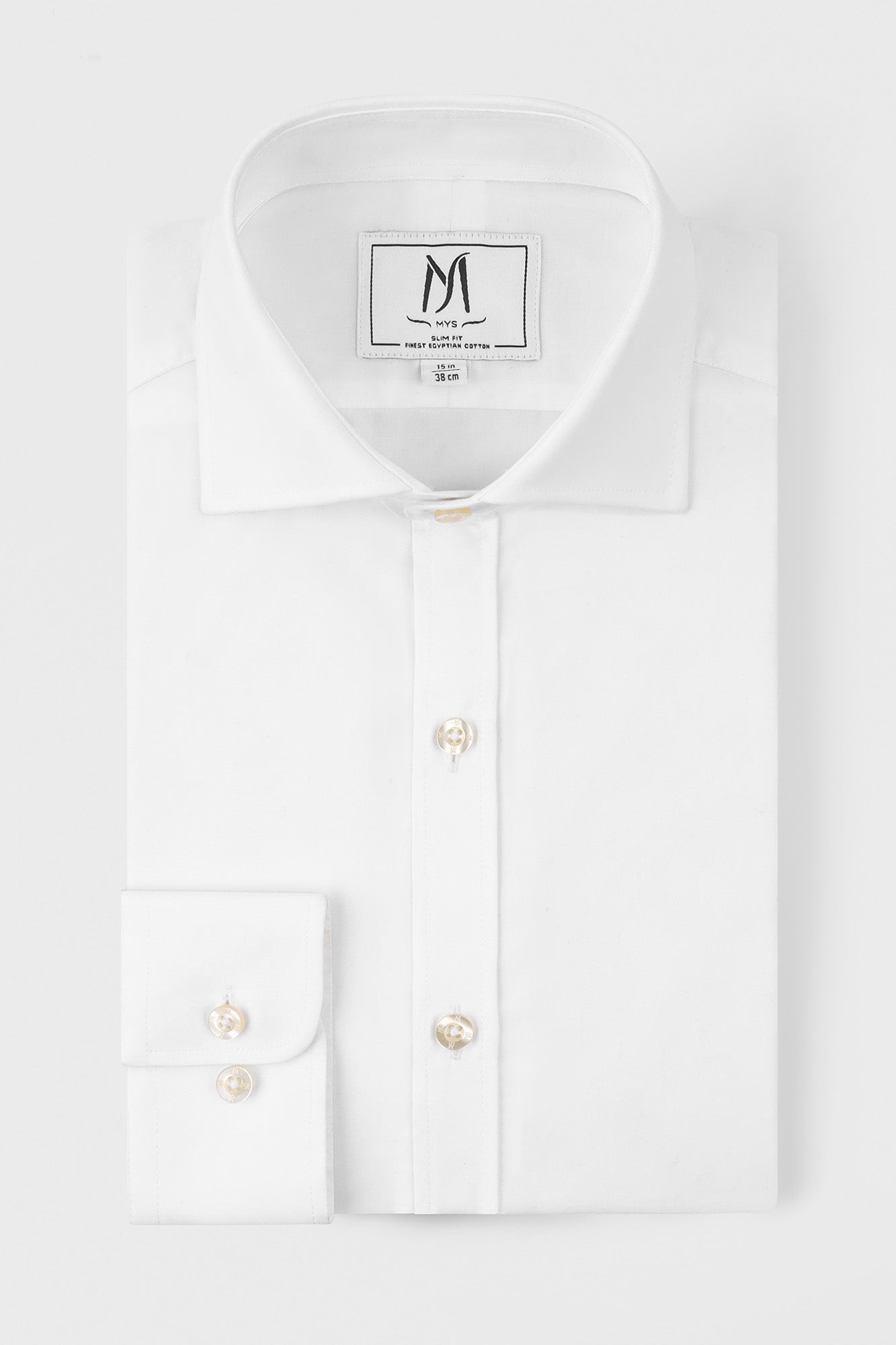 White Twill Non-Iron Shirt - Slim Fit