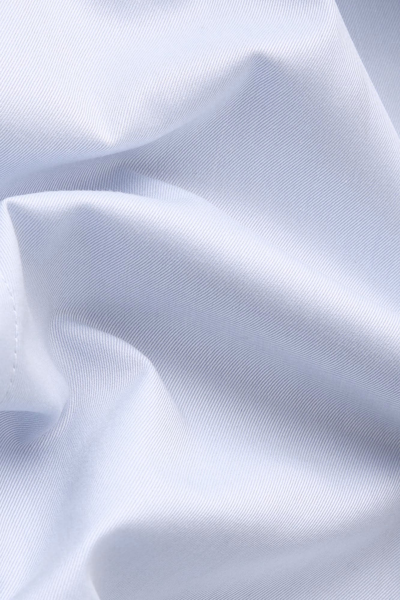 Light Blue Twill Non-Iron Shirt - Slim Fit