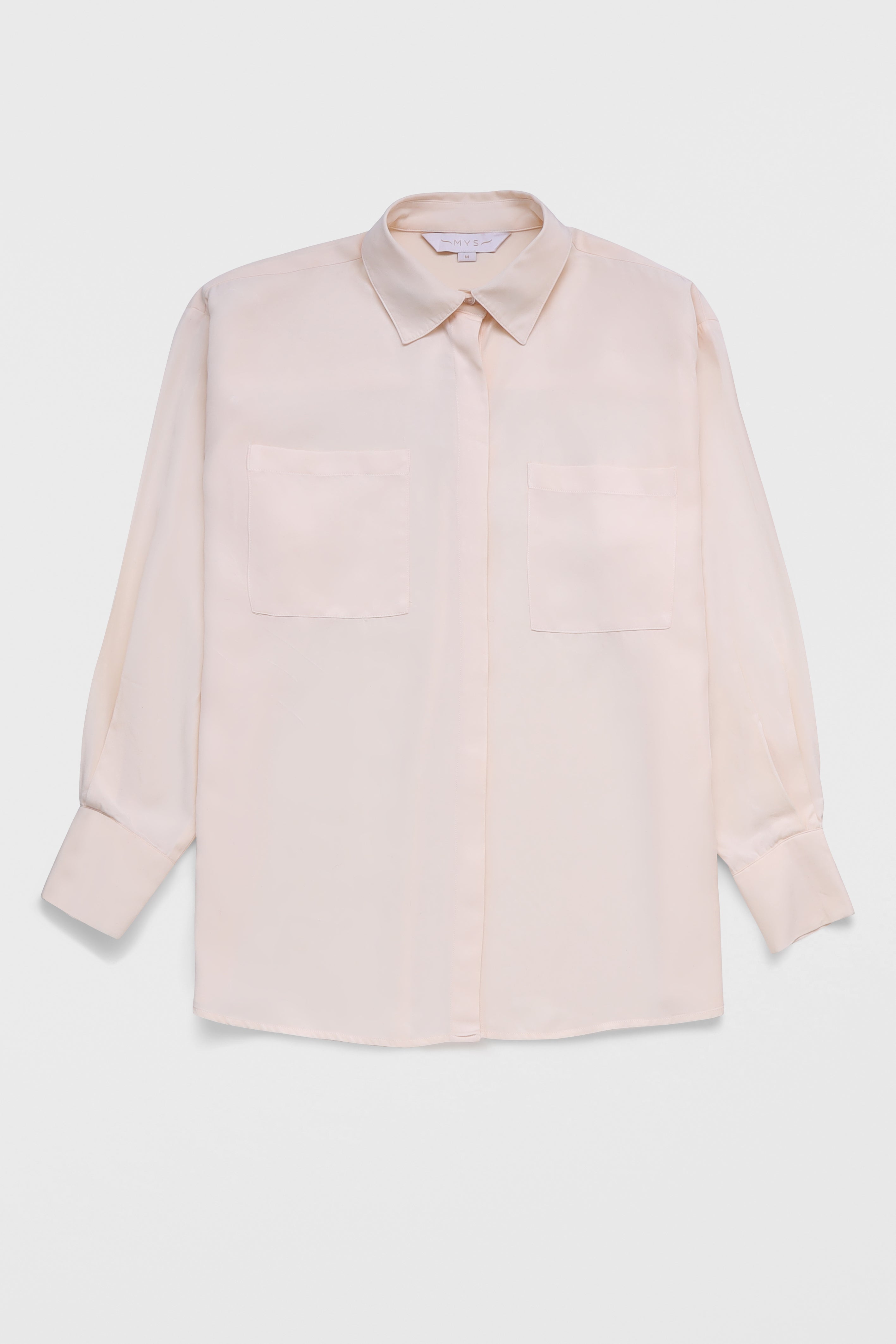 Tencel Shirt with Flap Pockets