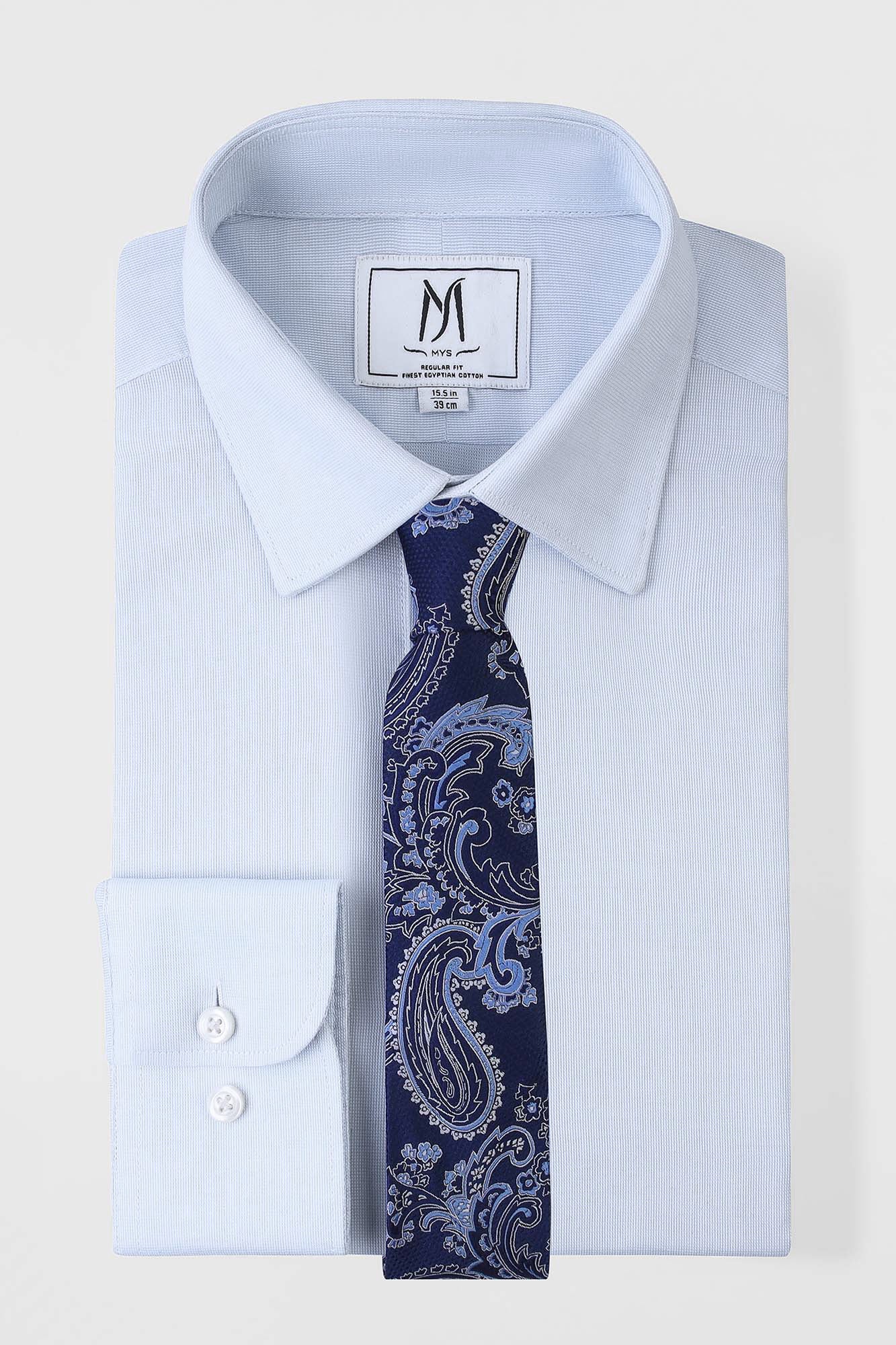 Light Blue Filafil Shirt - Regular Fit