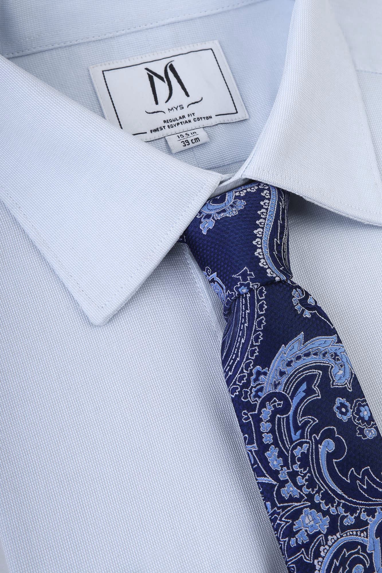 Light Blue Filafil Shirt - Regular Fit