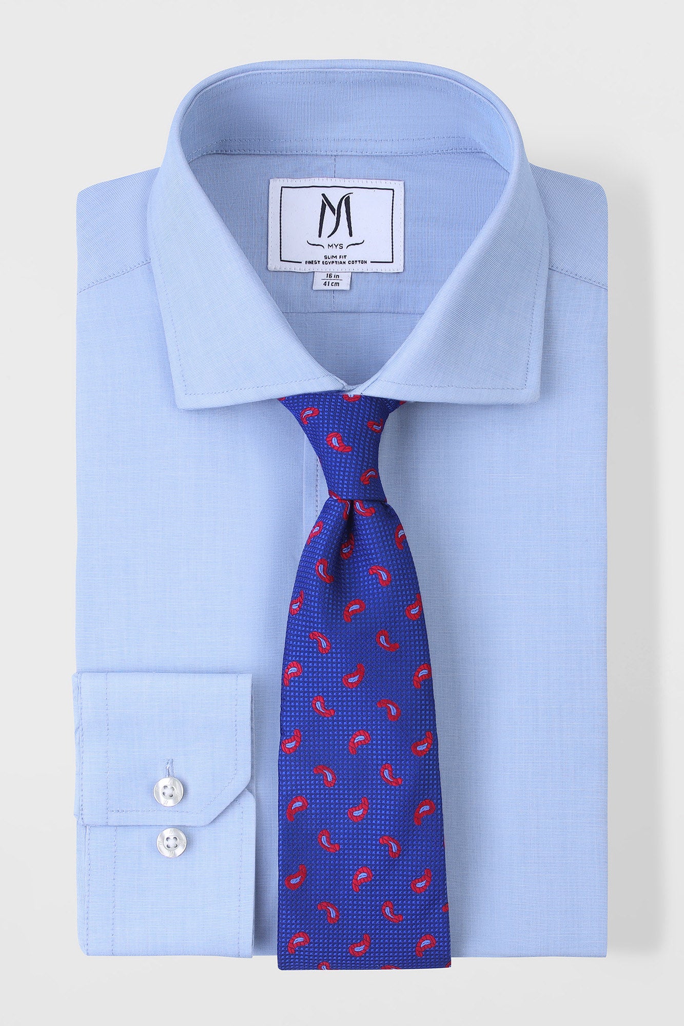 Blue Filafil Shirt - Slim Fit