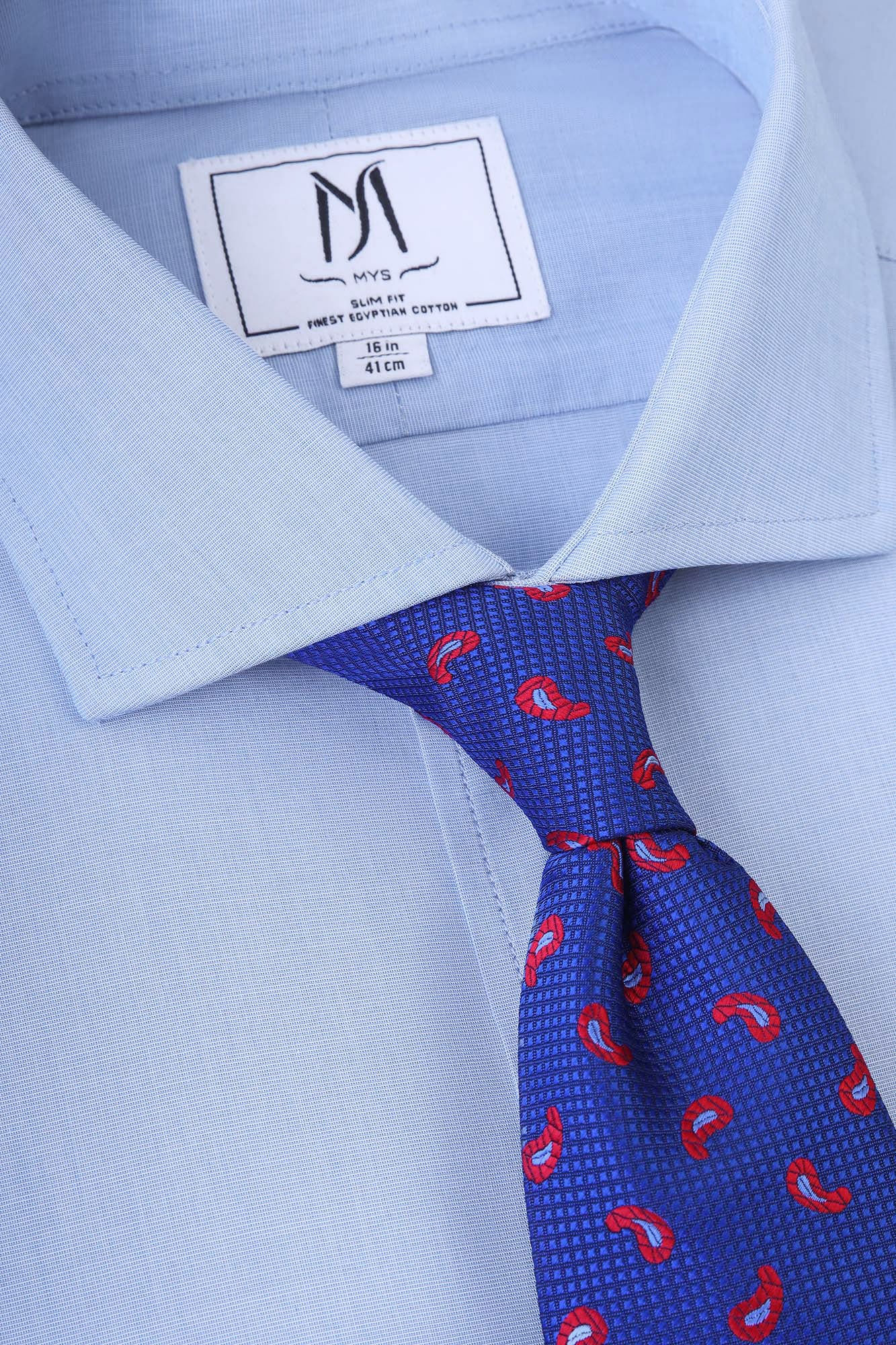 Blue Filafil Shirt - Slim Fit