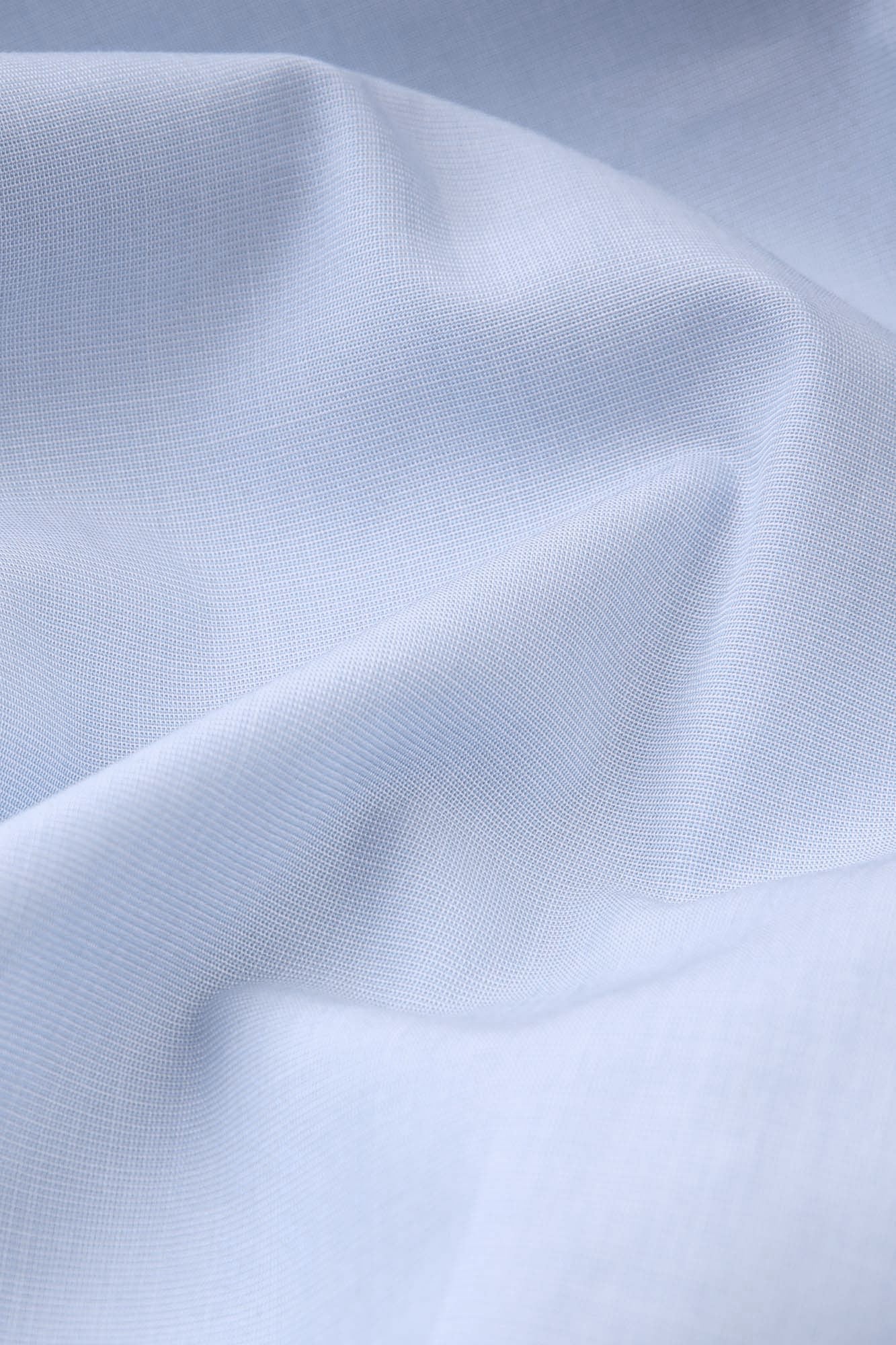 Light Blue Filafil Double Cuff Shirt - Regular Fit