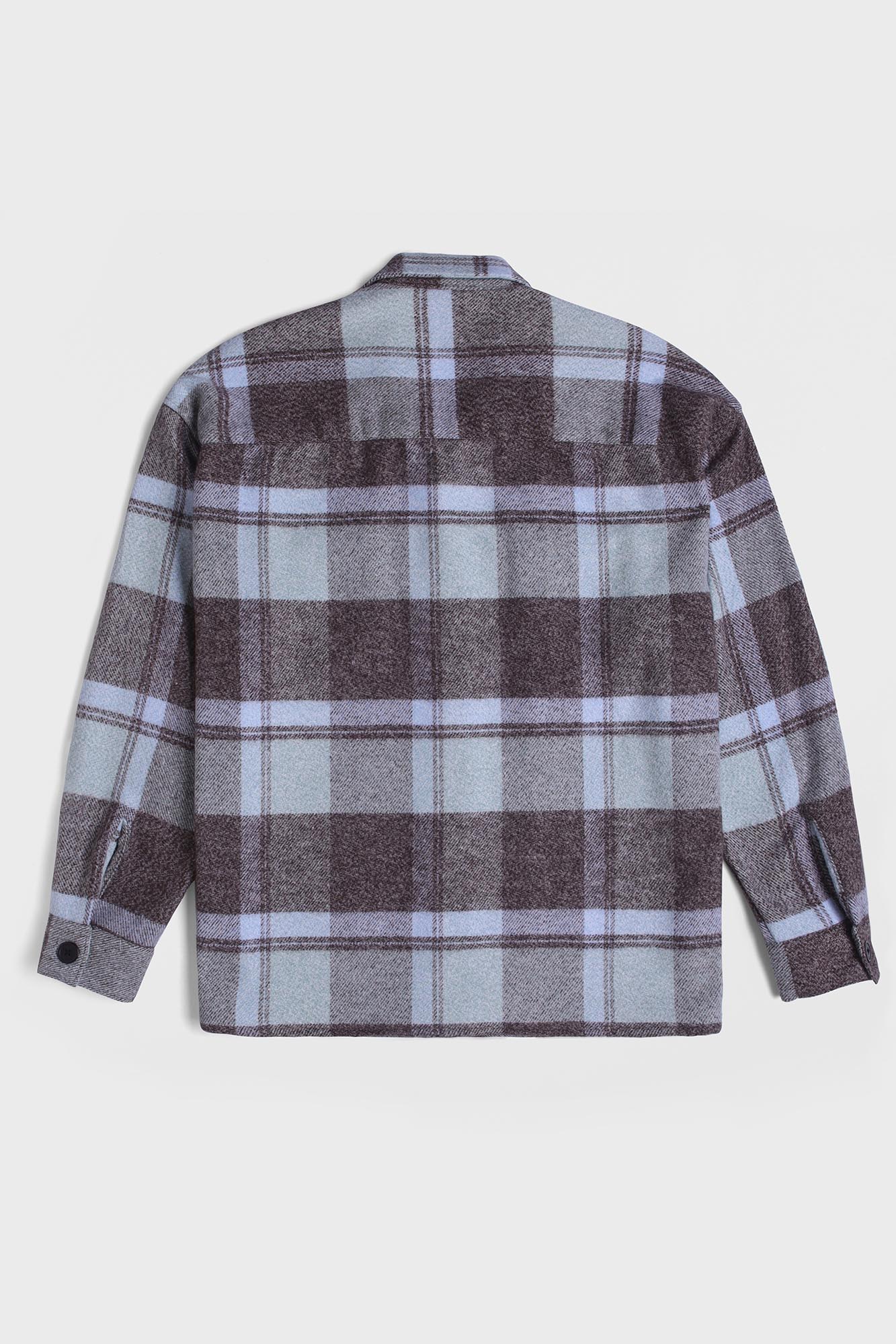 Brushed Checkered Overshirt