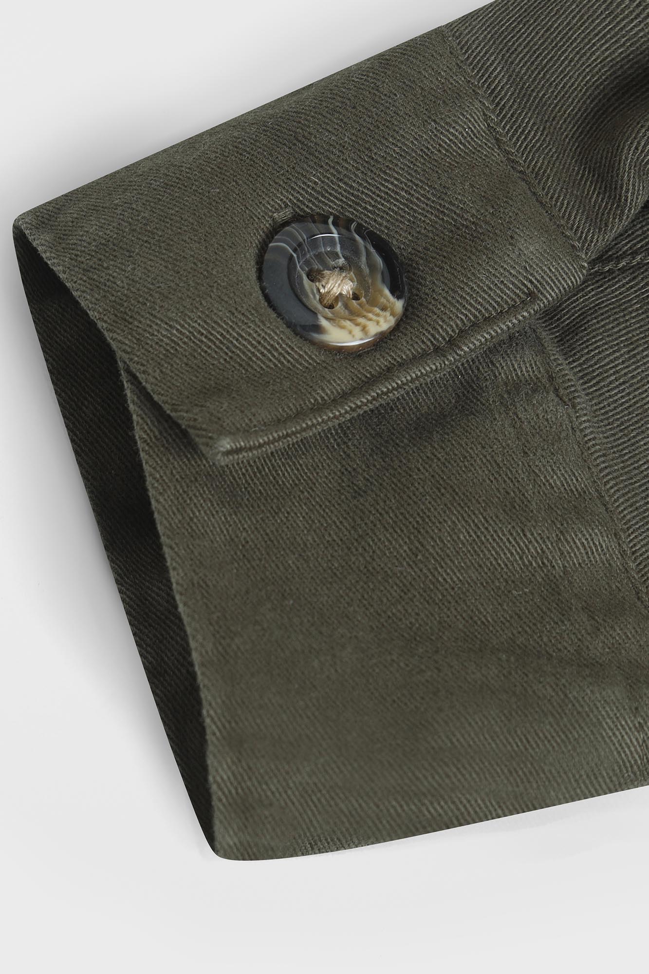 Garment-Dyed Stretch Overshirt