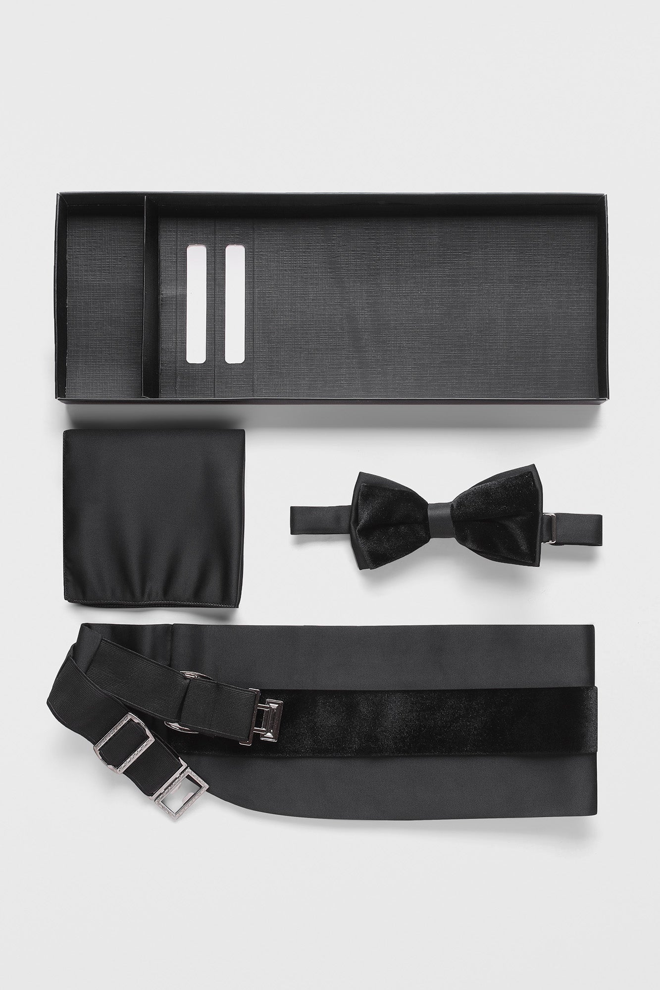 Black Velvet Tux Set with Box