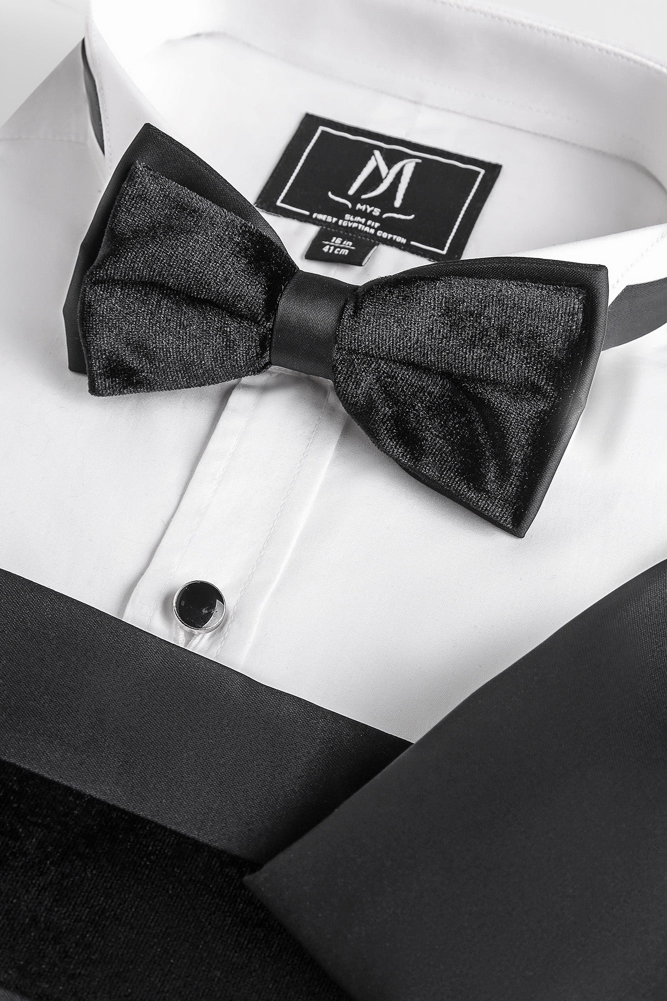 Black Velvet Tux Set with Box