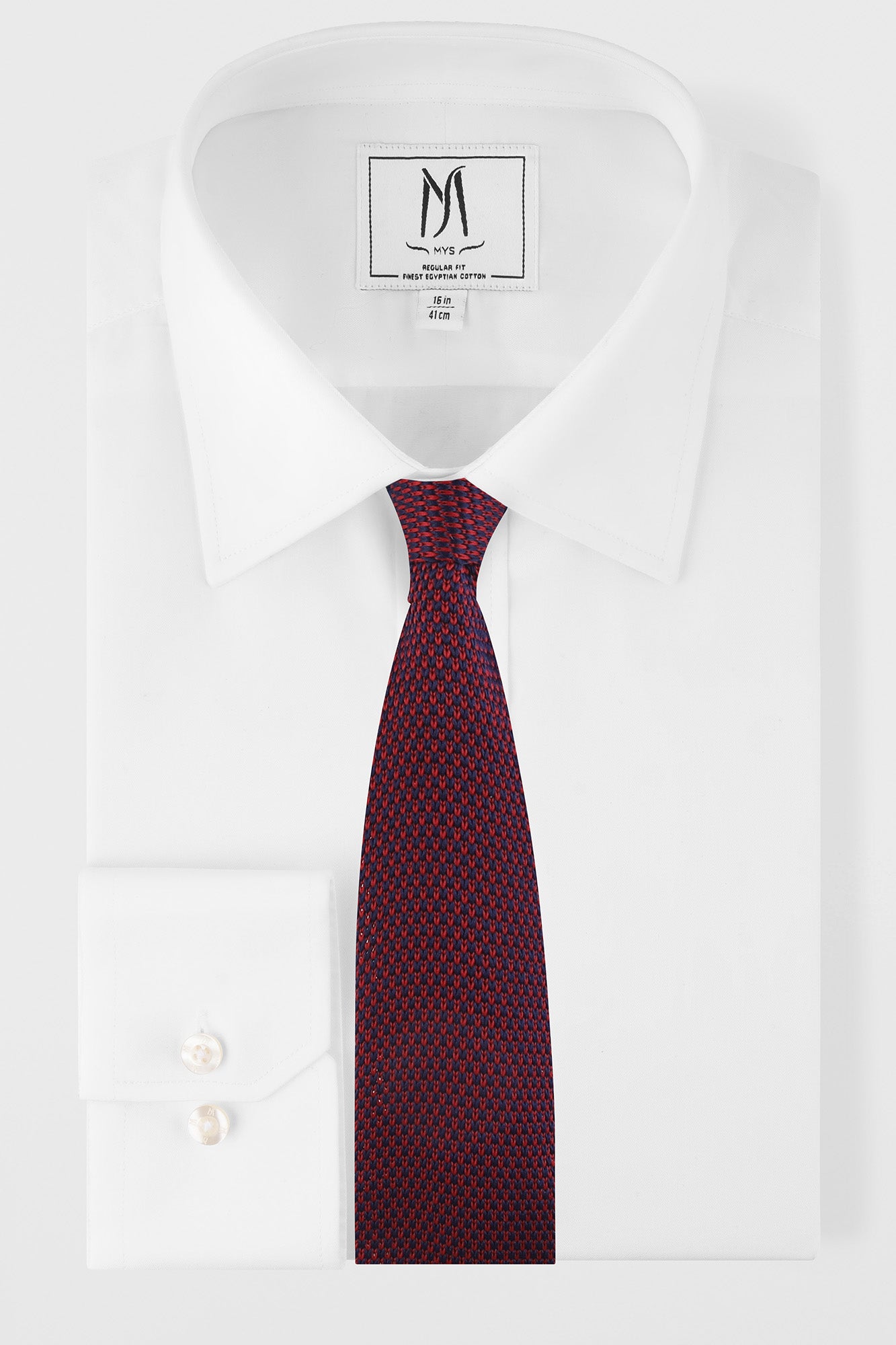 Burgundy Knitted Tie