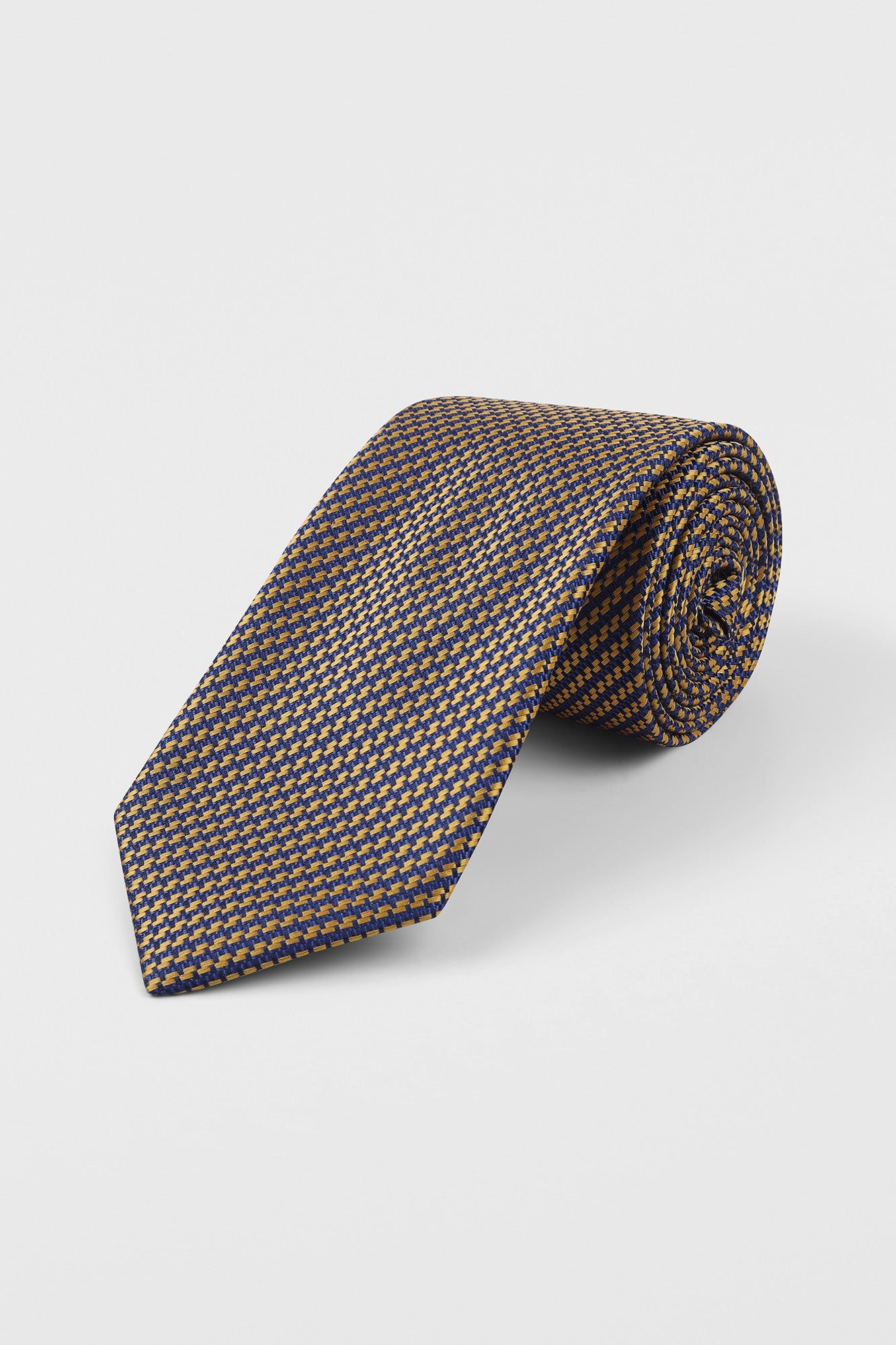 Gold Geometric Tie