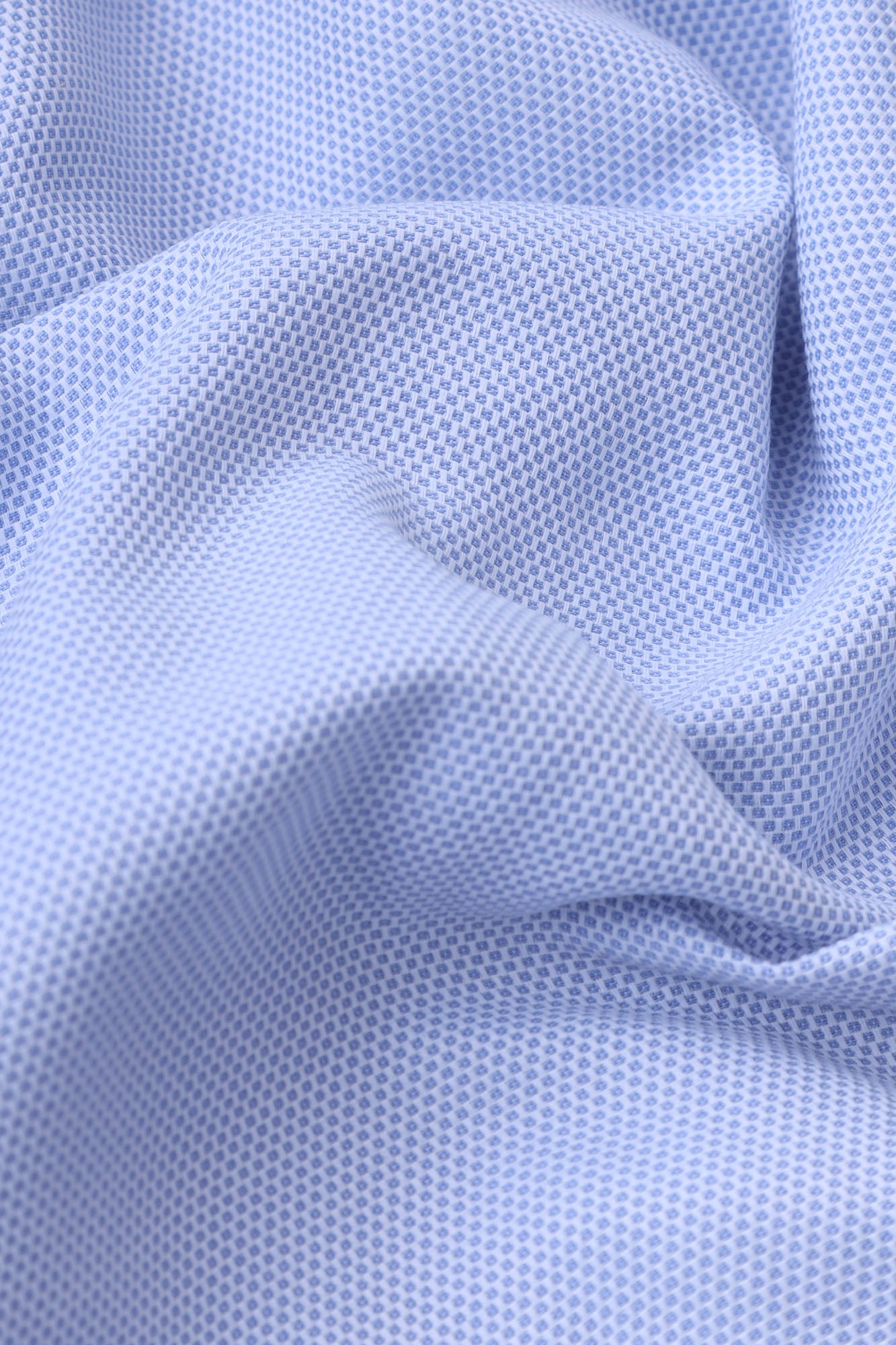 Light Blue Dobby Shirt - Slim Fit