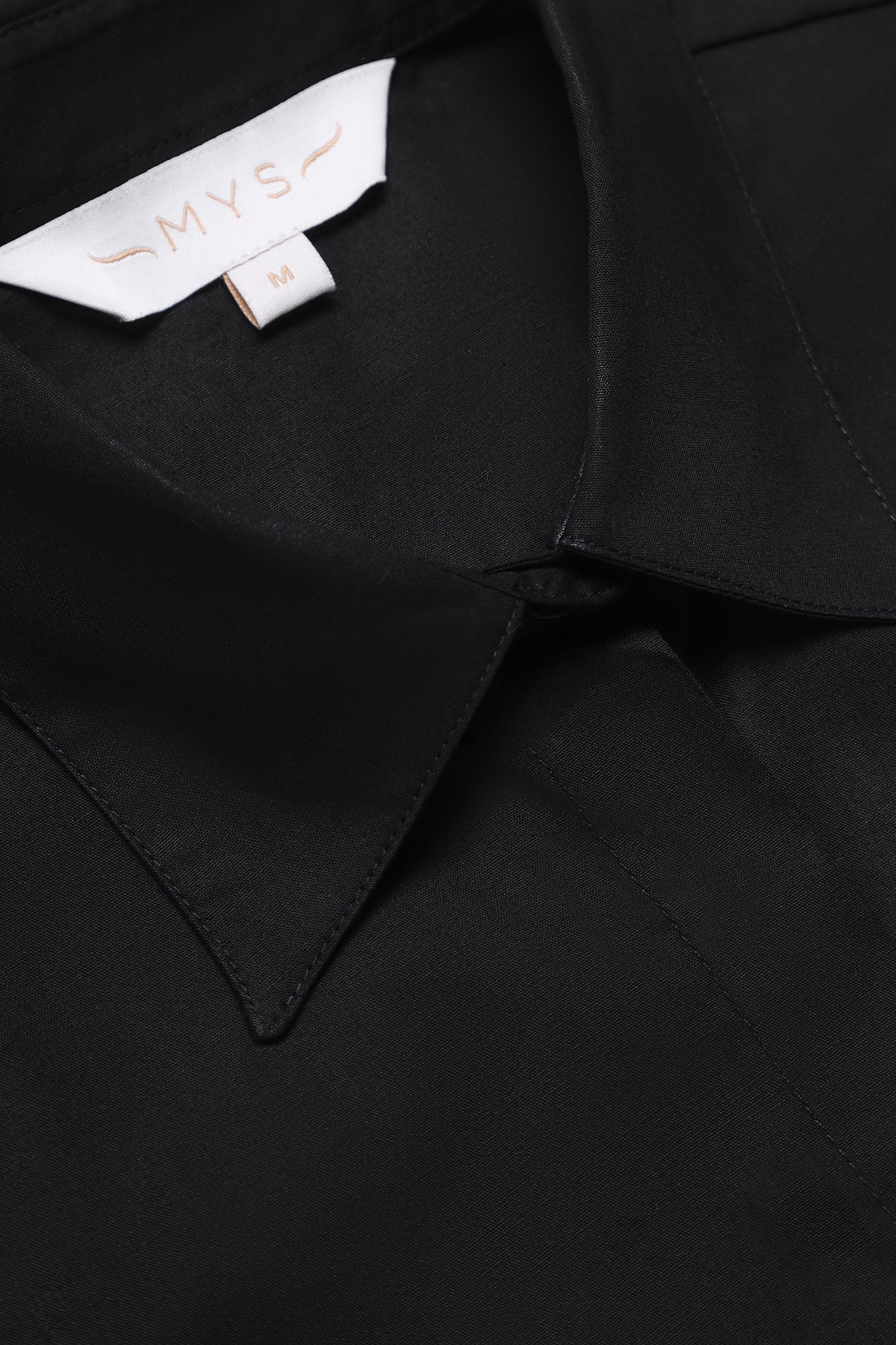 Poplin Shoulder Detail Stretch Shirt