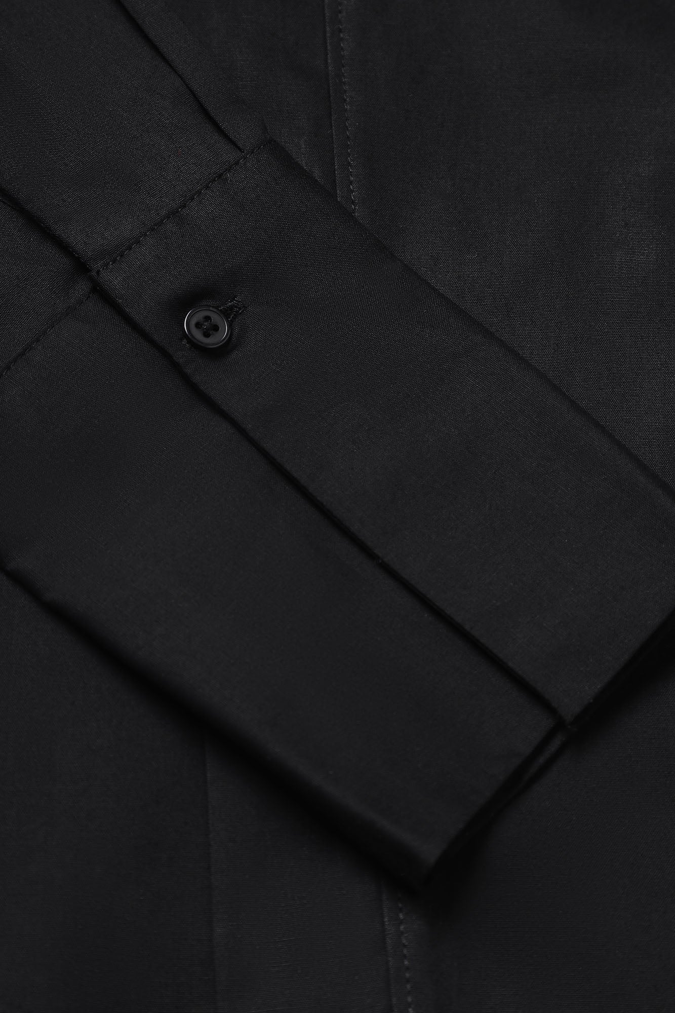 Poplin Shoulder Detail Stretch Shirt