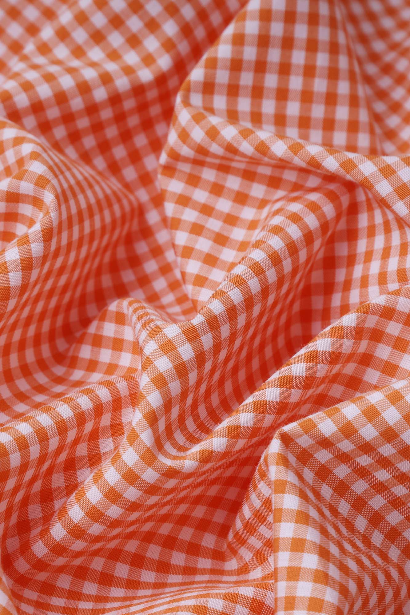 Checkered Poplin Button-Down Shirt