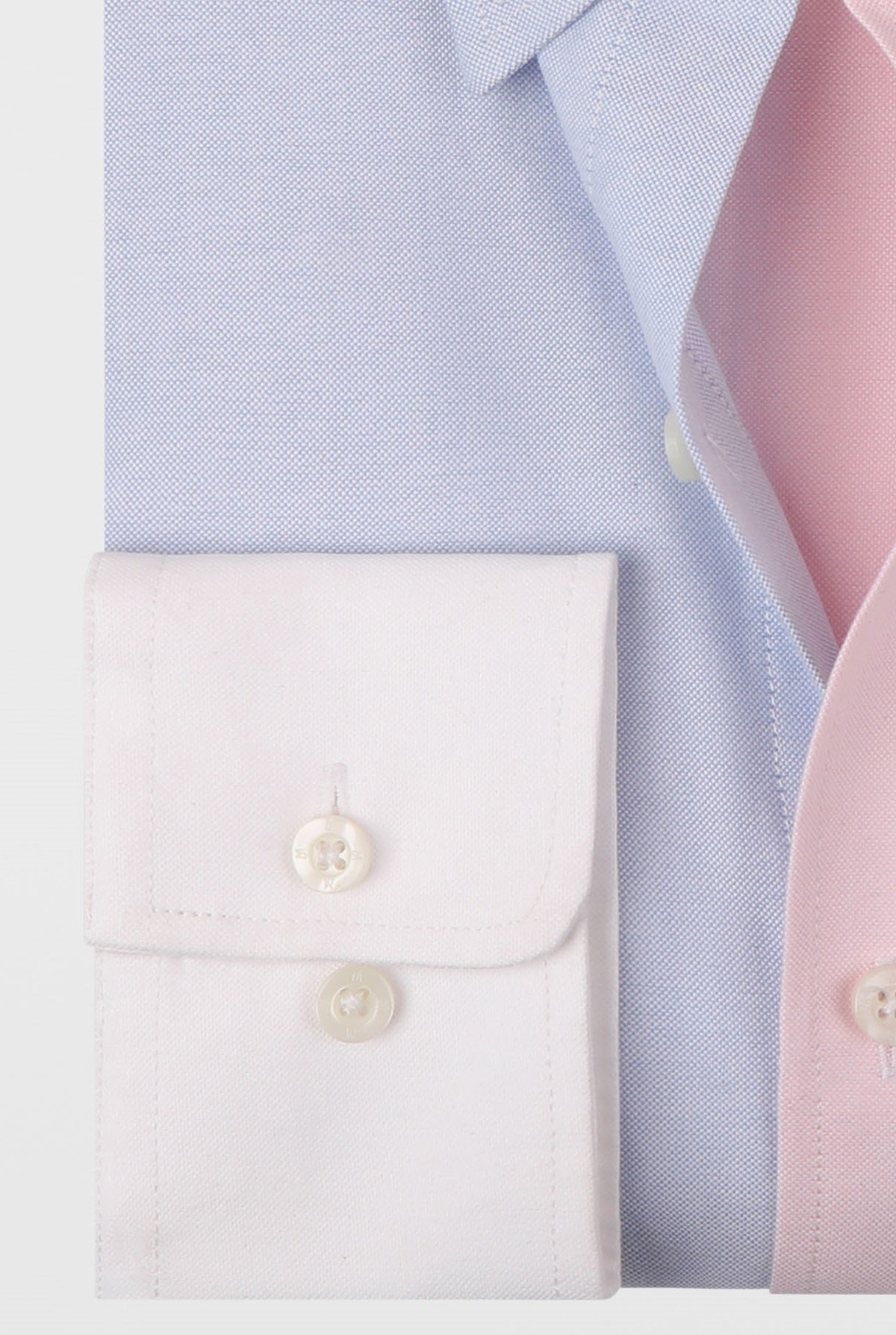 Oxford Patch-Work Button-Down Shirt