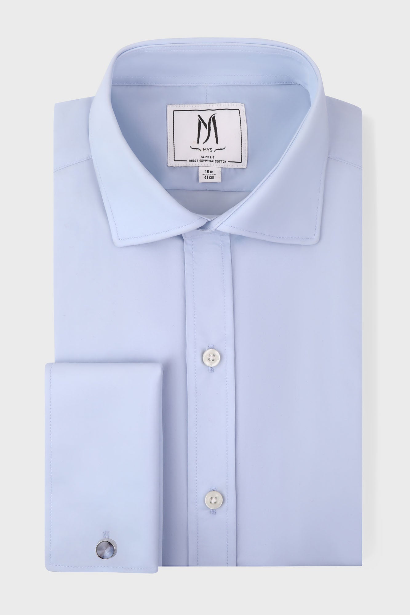 Poplin Double Cuff Shirt - Slim Fit