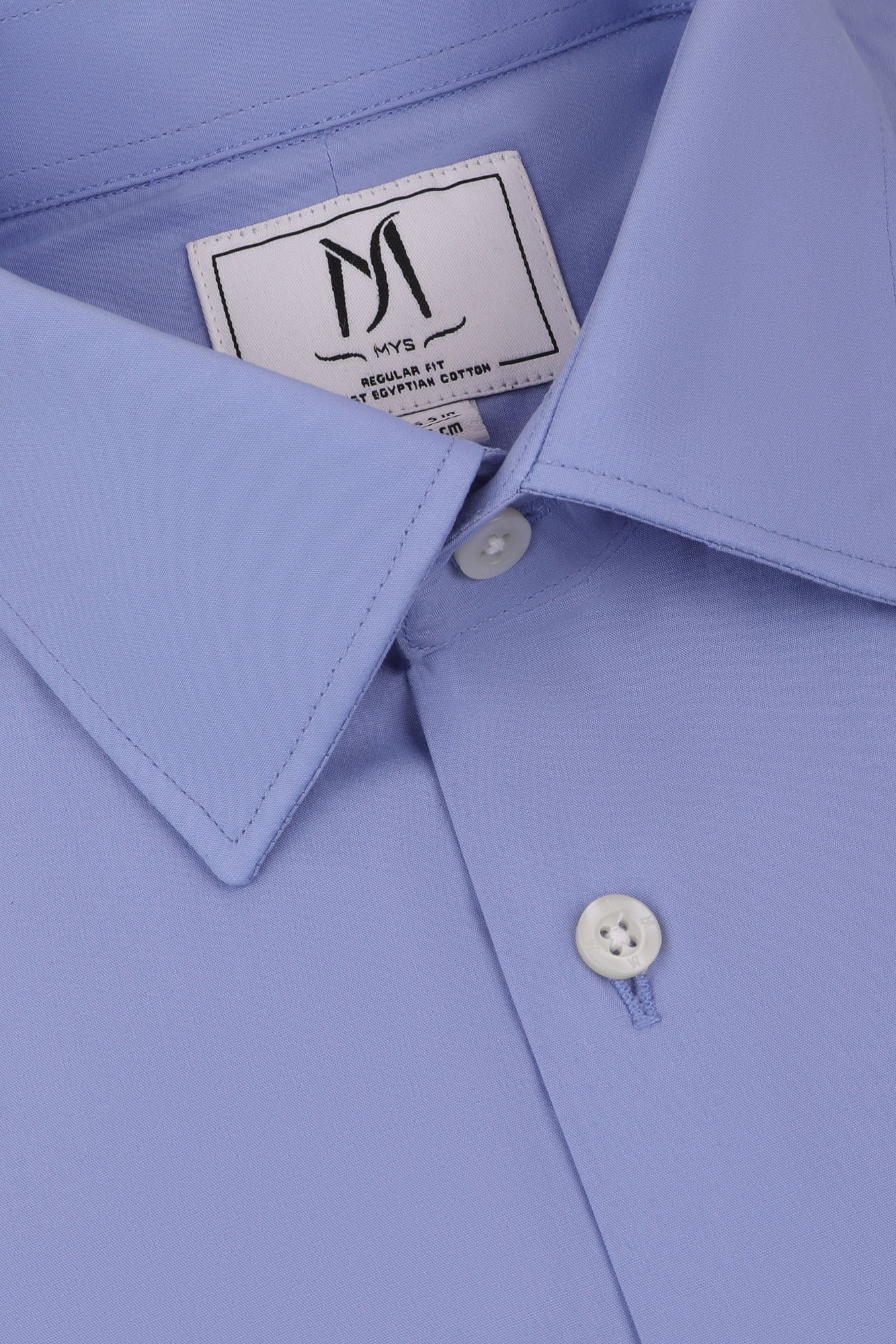Blue Poplin Shirt - Regular Fit