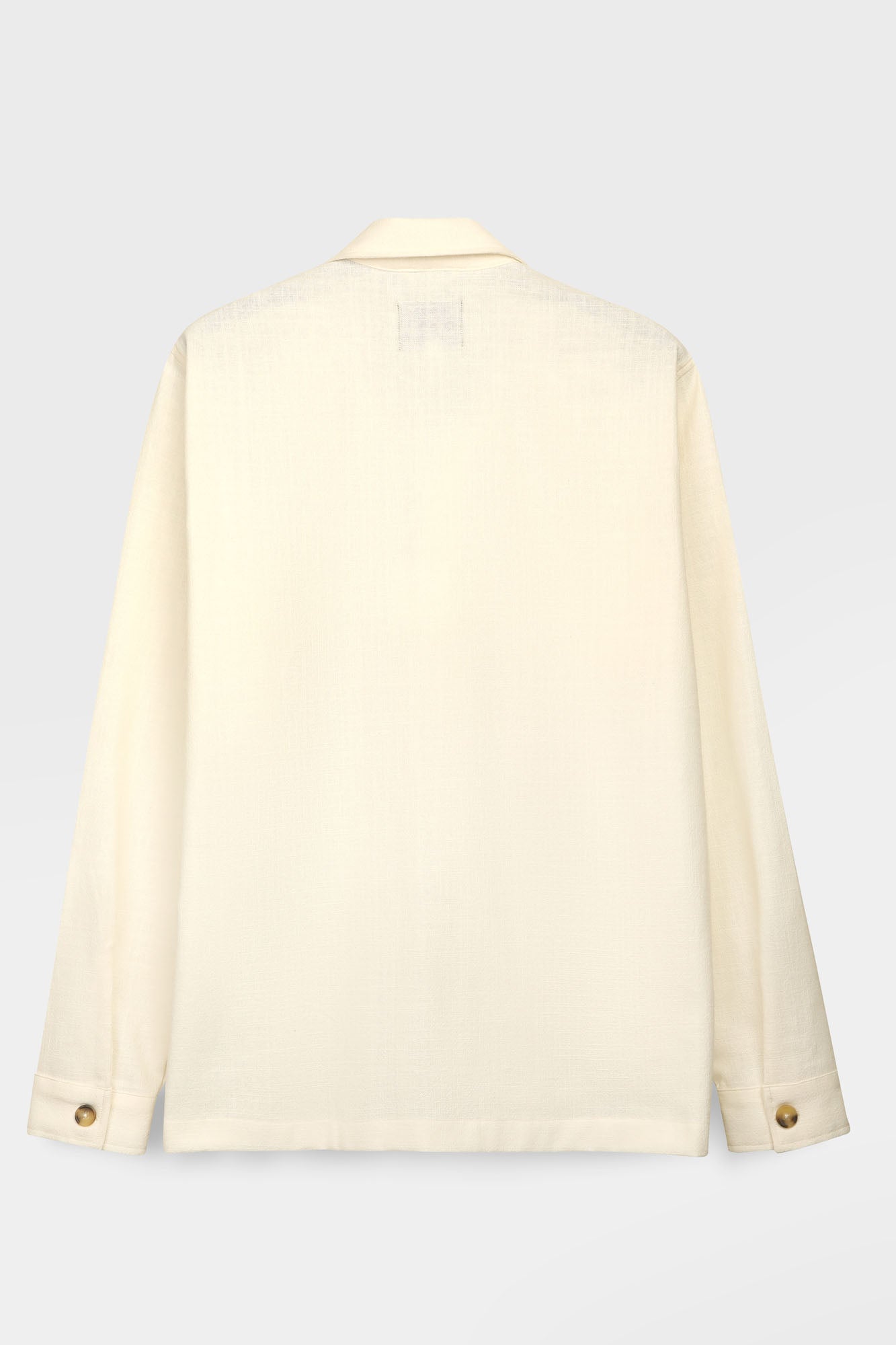 Off-White Linen Look Overshirt