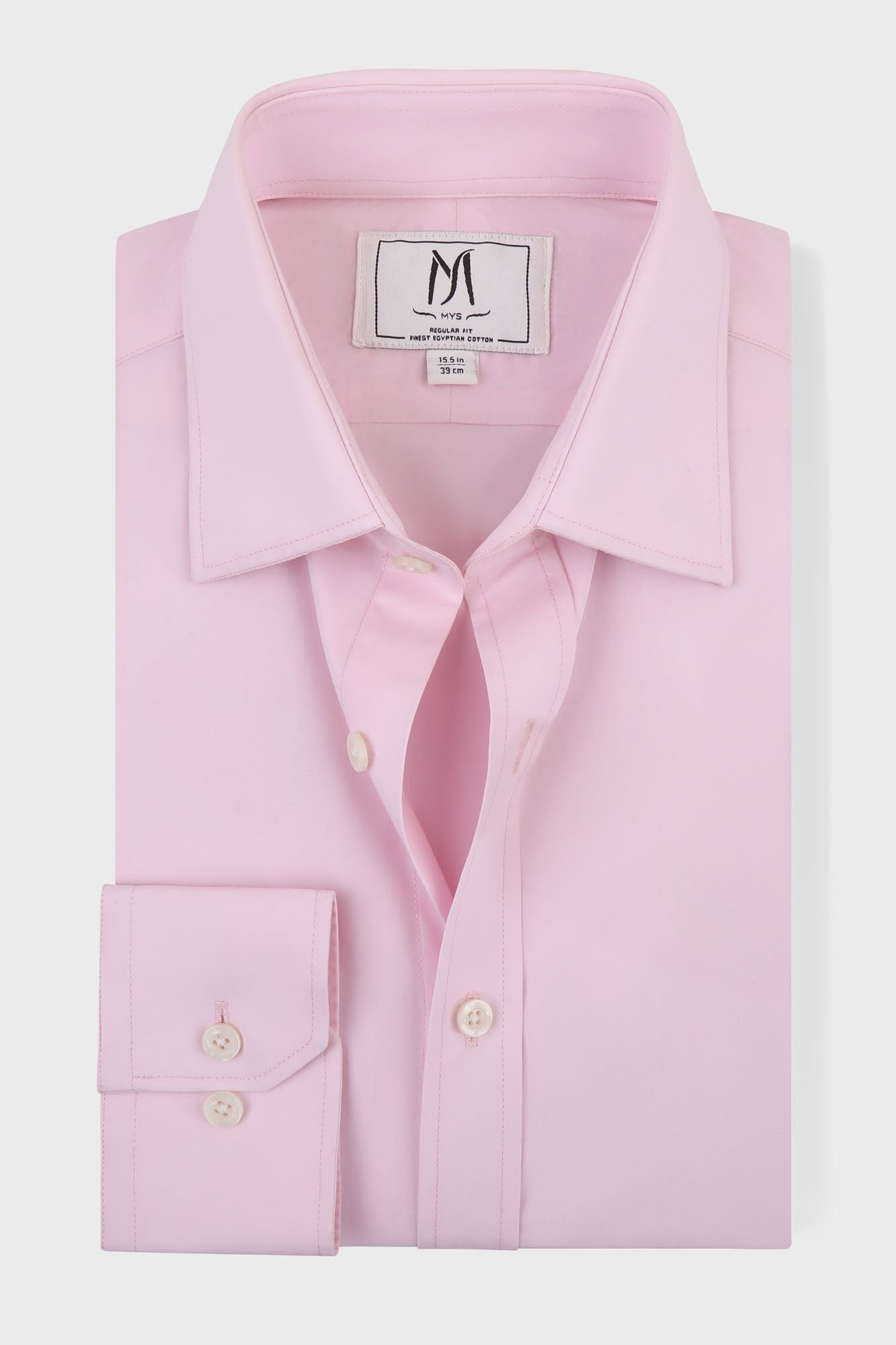 Light Pink Poplin Shirt - Regular Fit