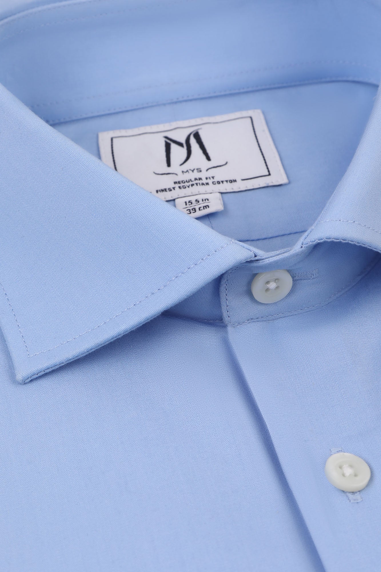 Blue Poplin Shirt - Regular Fit