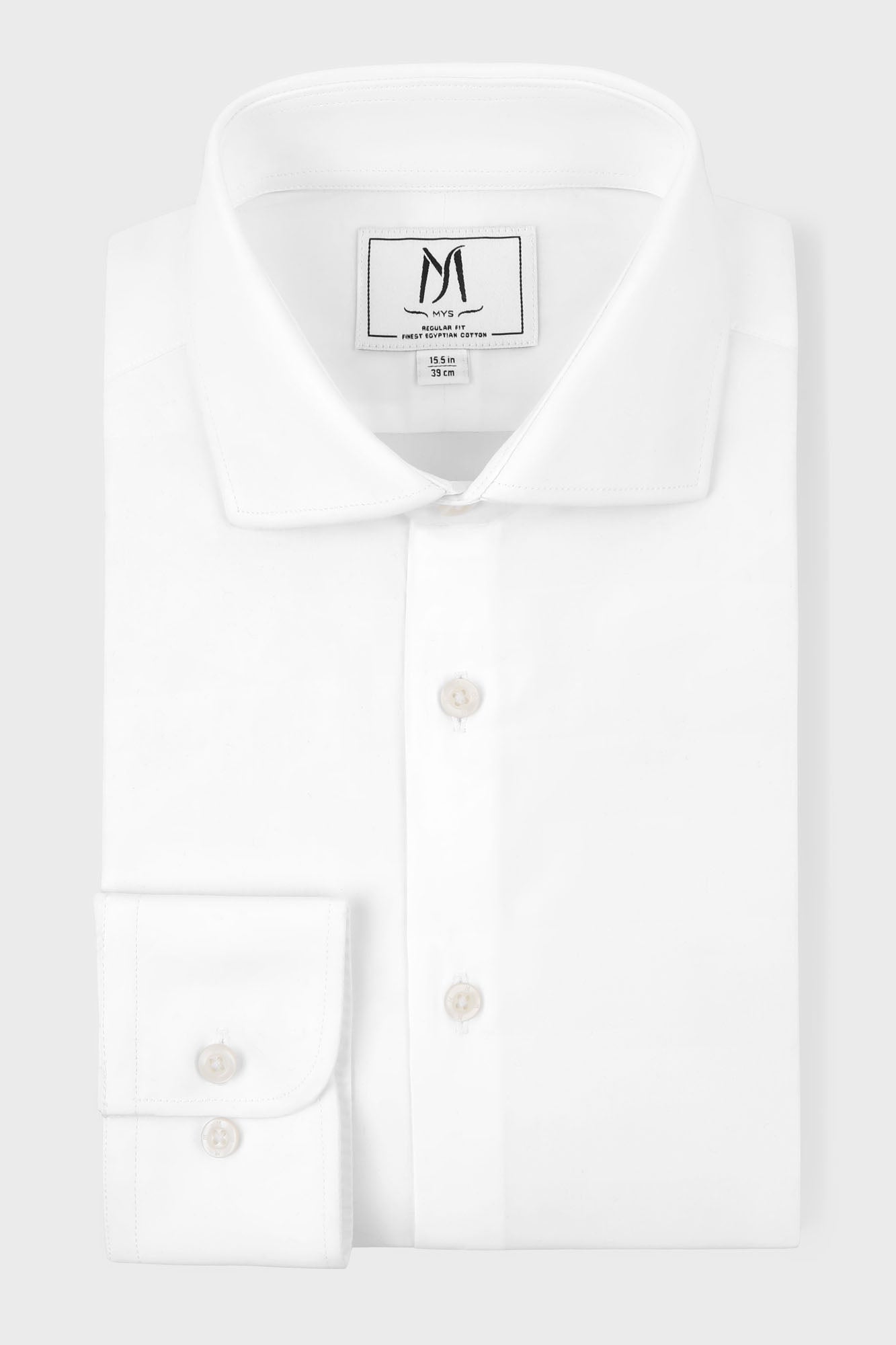 White Poplin Shirt - Regular Fit