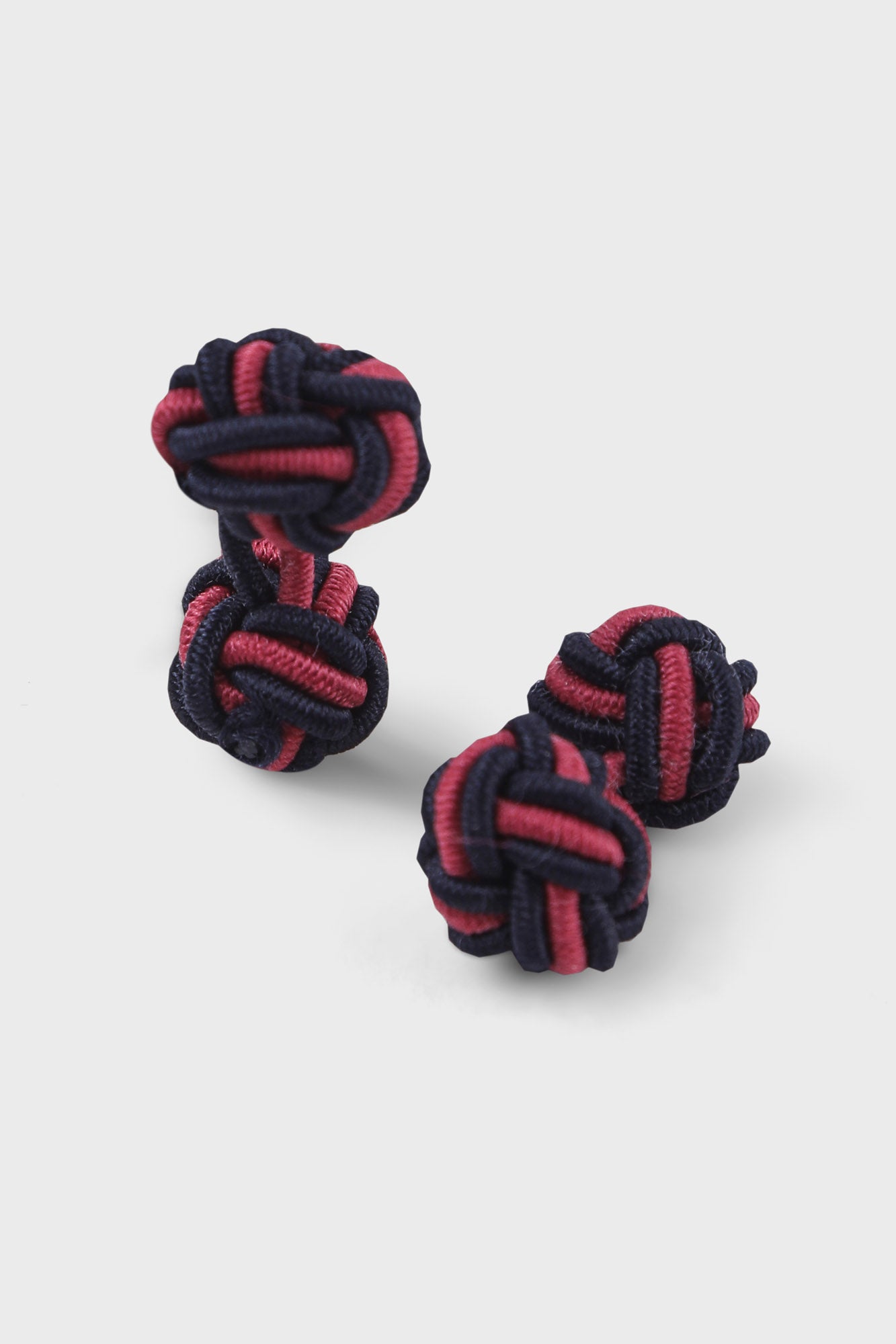 burgundy and black knot
