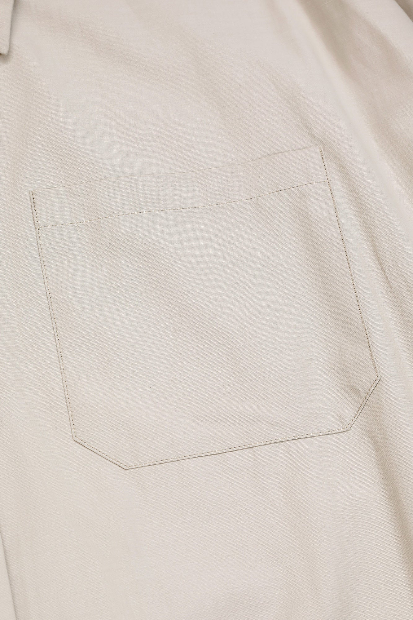 Taupe Relaxed Hem Tie Shirt