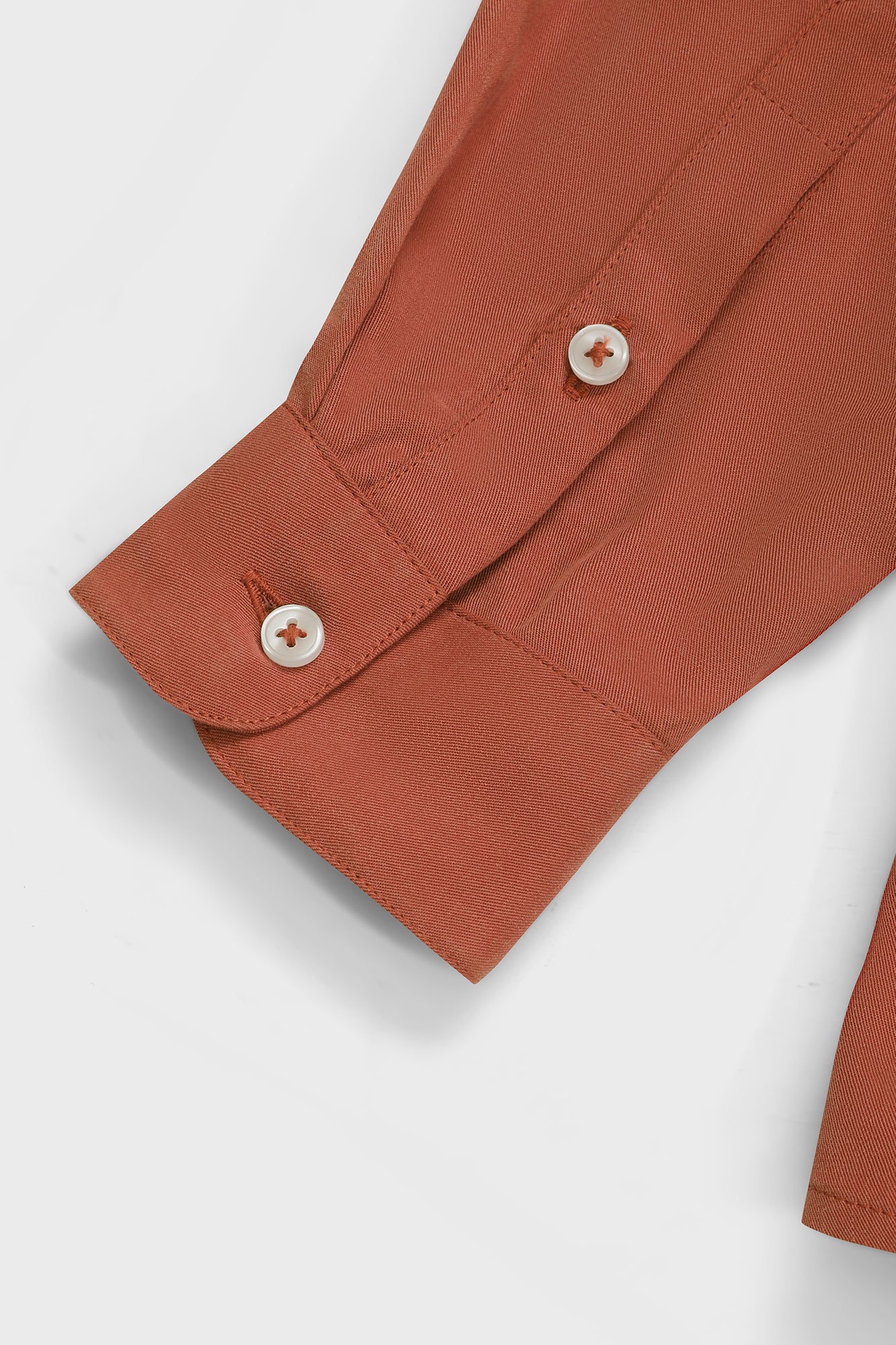 Brick Tencel Regular Fit Shirt