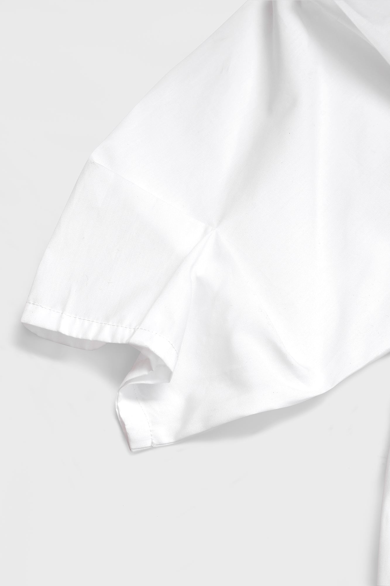White Side Tie Shirt