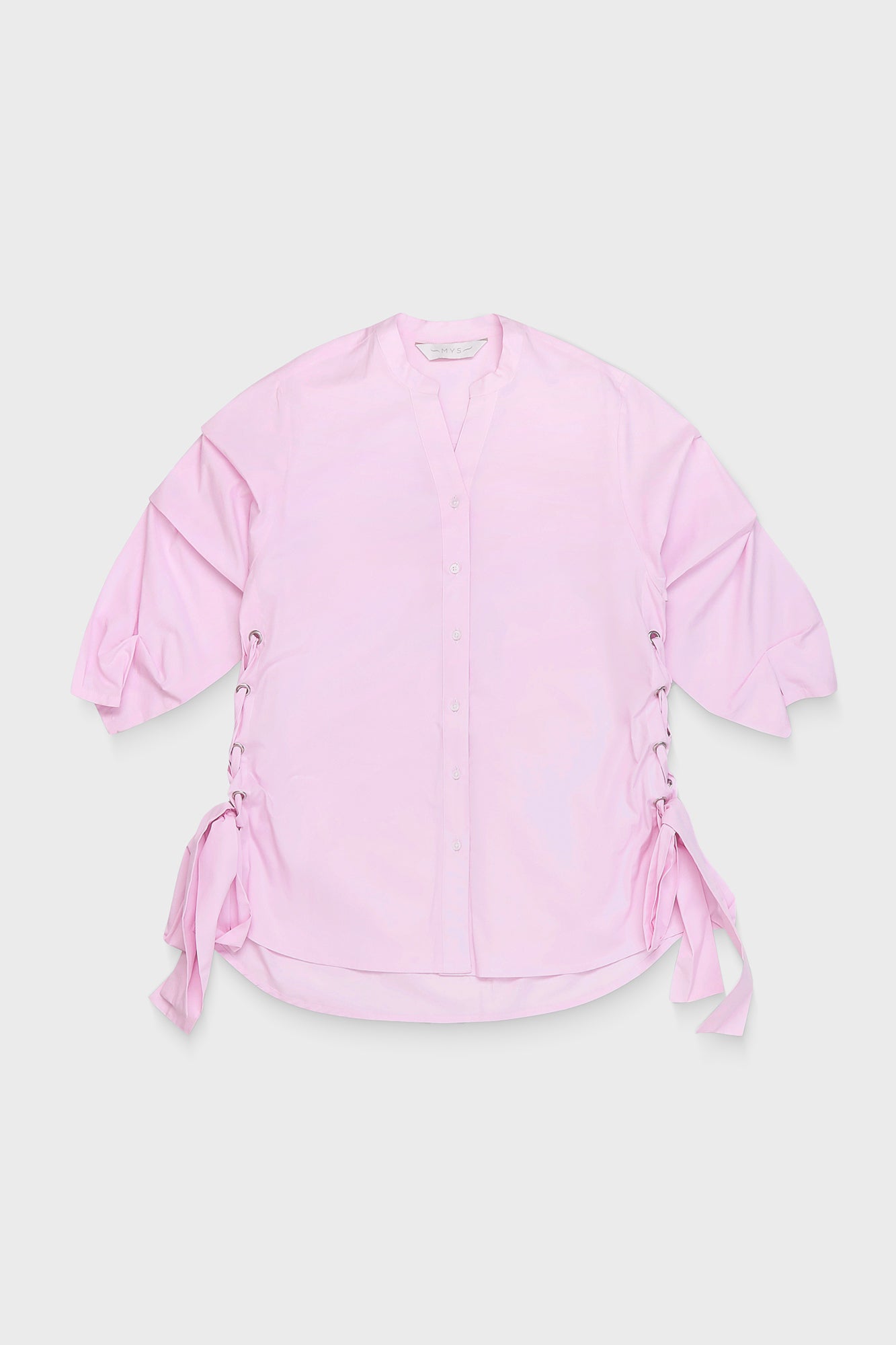 Lilac Side Tie Shirt