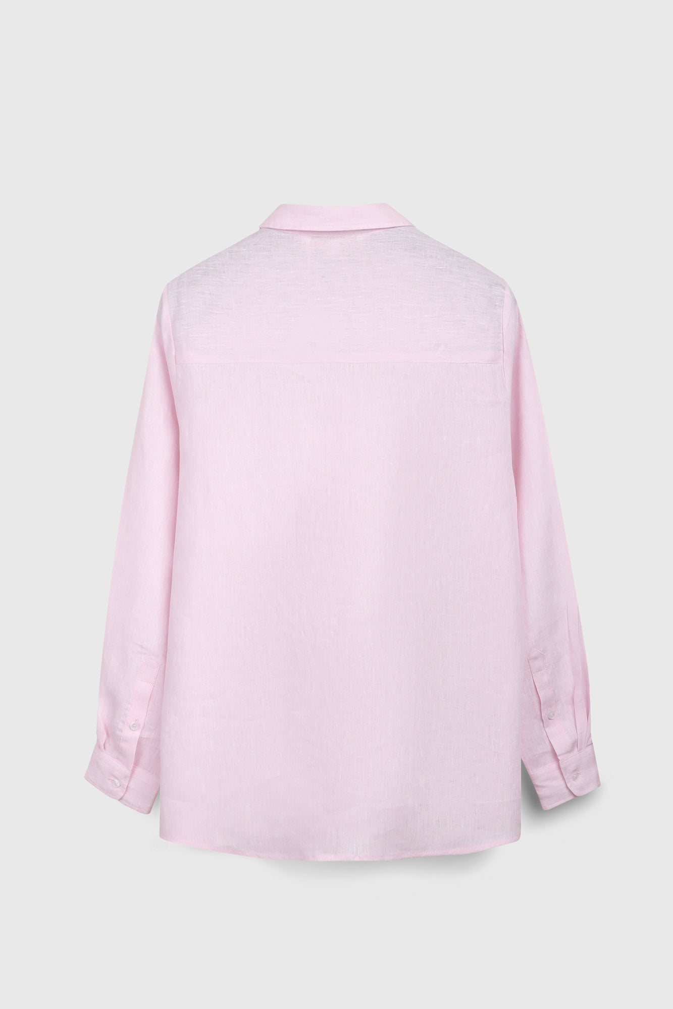 Light Pink Pure Linen Shirt