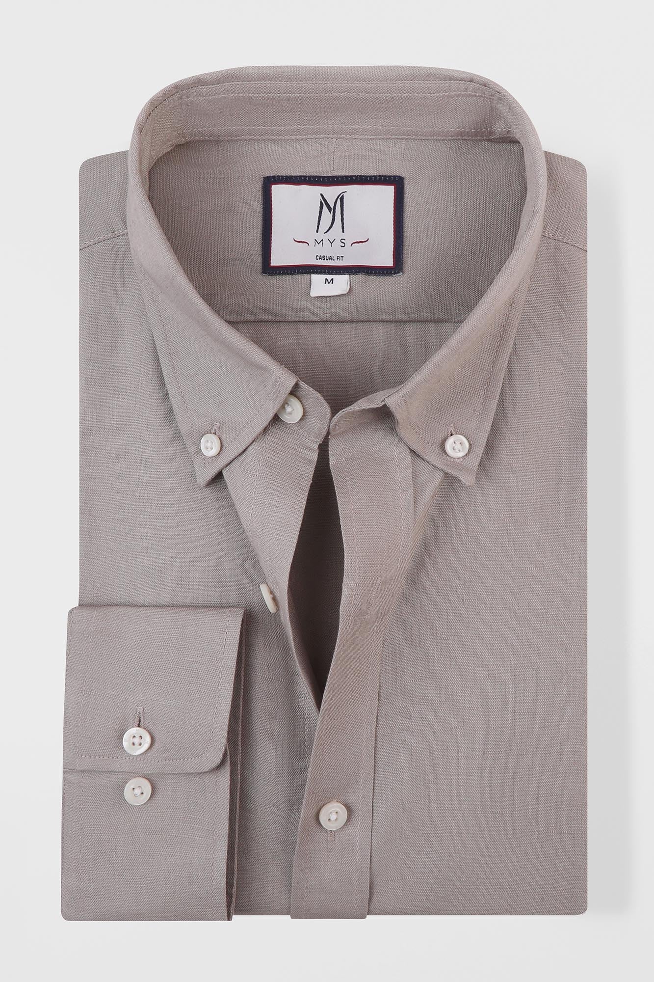 Linen Cotton Button-Down Shirt