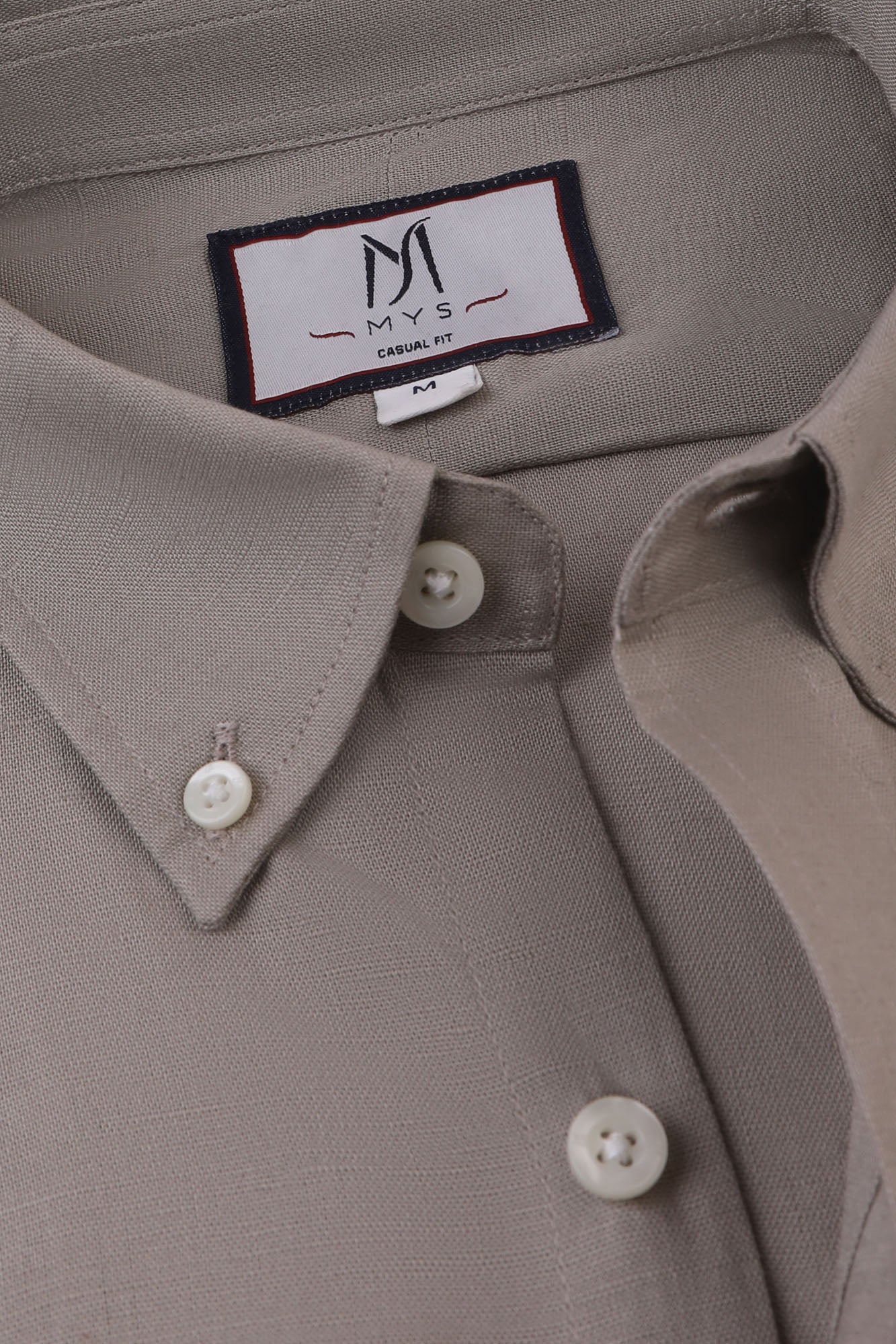 Linen Cotton Button-Down Shirt