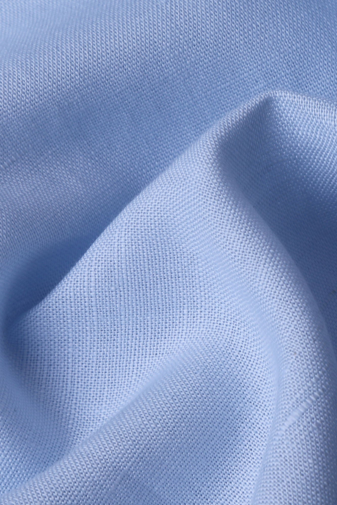Linen Cotton Mandarin Collar Shirt