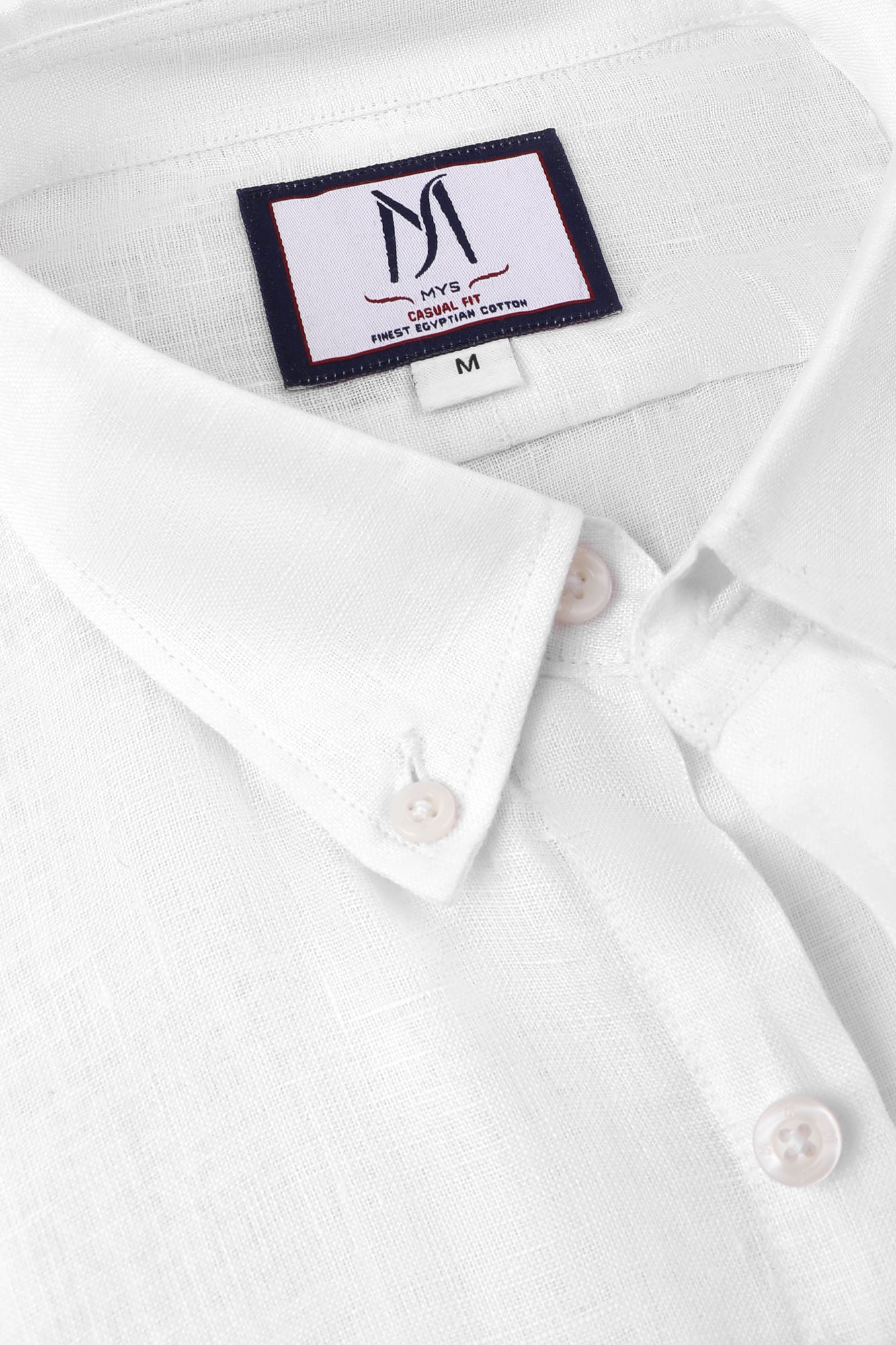 Pure Linen Button-Down Shirt