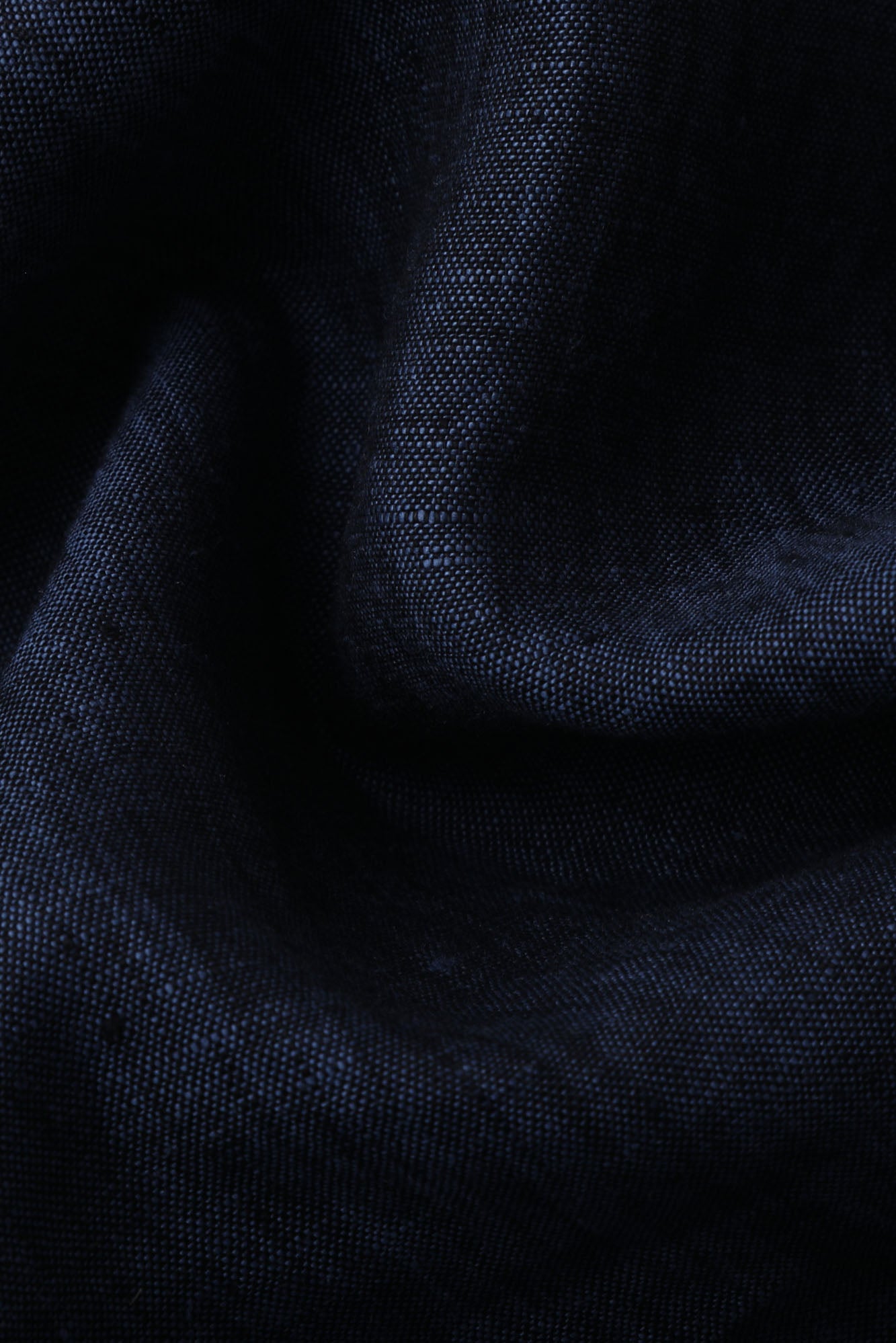 Navy Pure Linen Overshirt