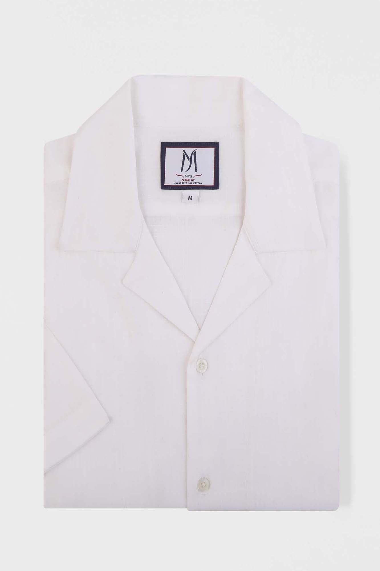 Linen Look Revere Shirt