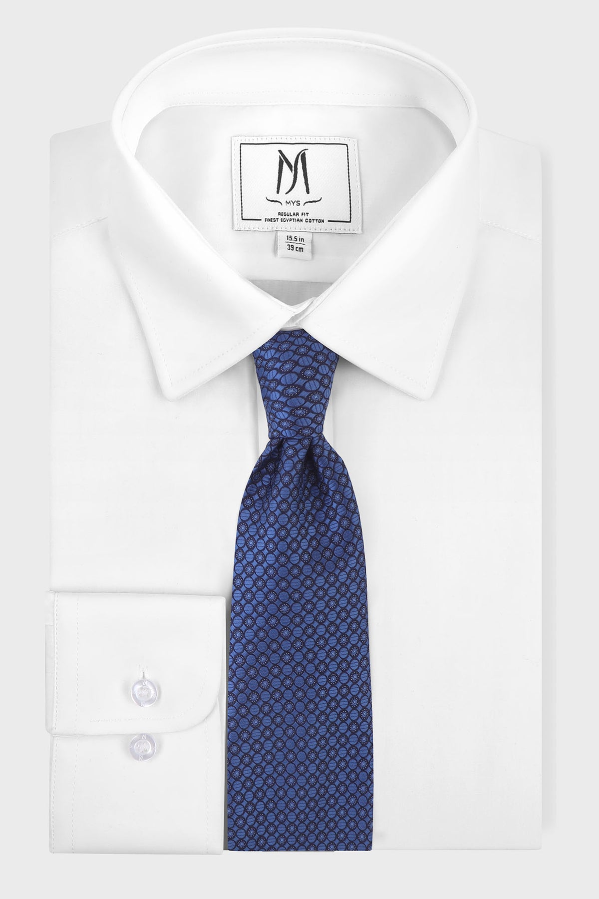 White Poplin Shirt - Regular Fit