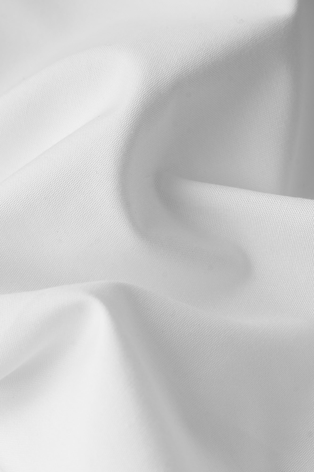 White Twill Tuxedo Shirt - Slim Fit