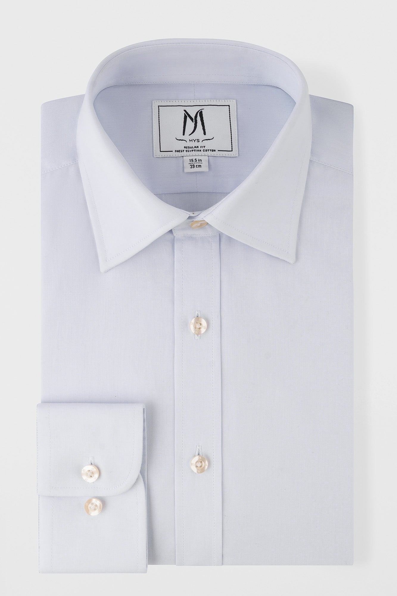 Light Blue Twill Shirt - Regular Fit