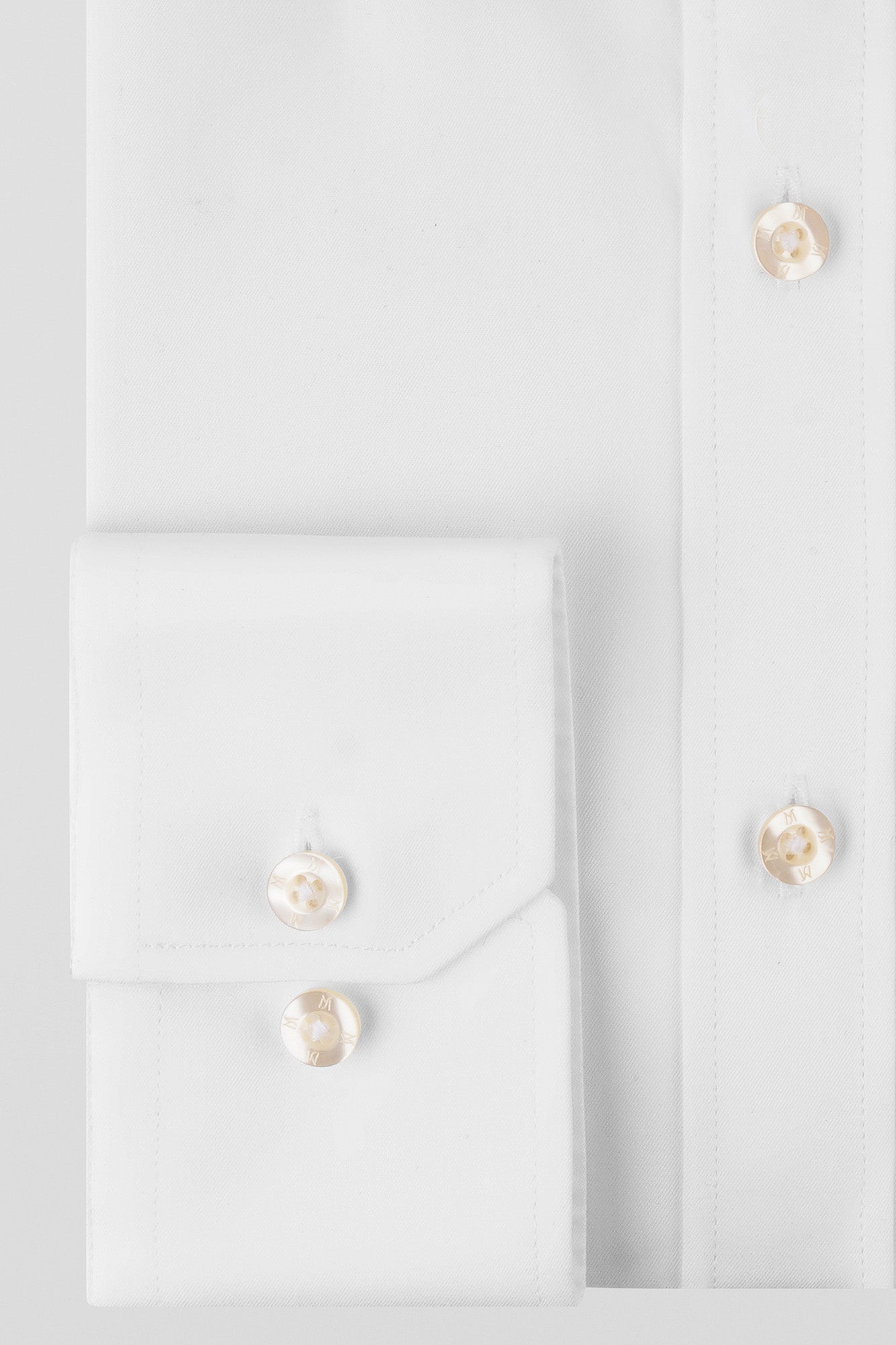 White Twill Shirt - Regular Fit