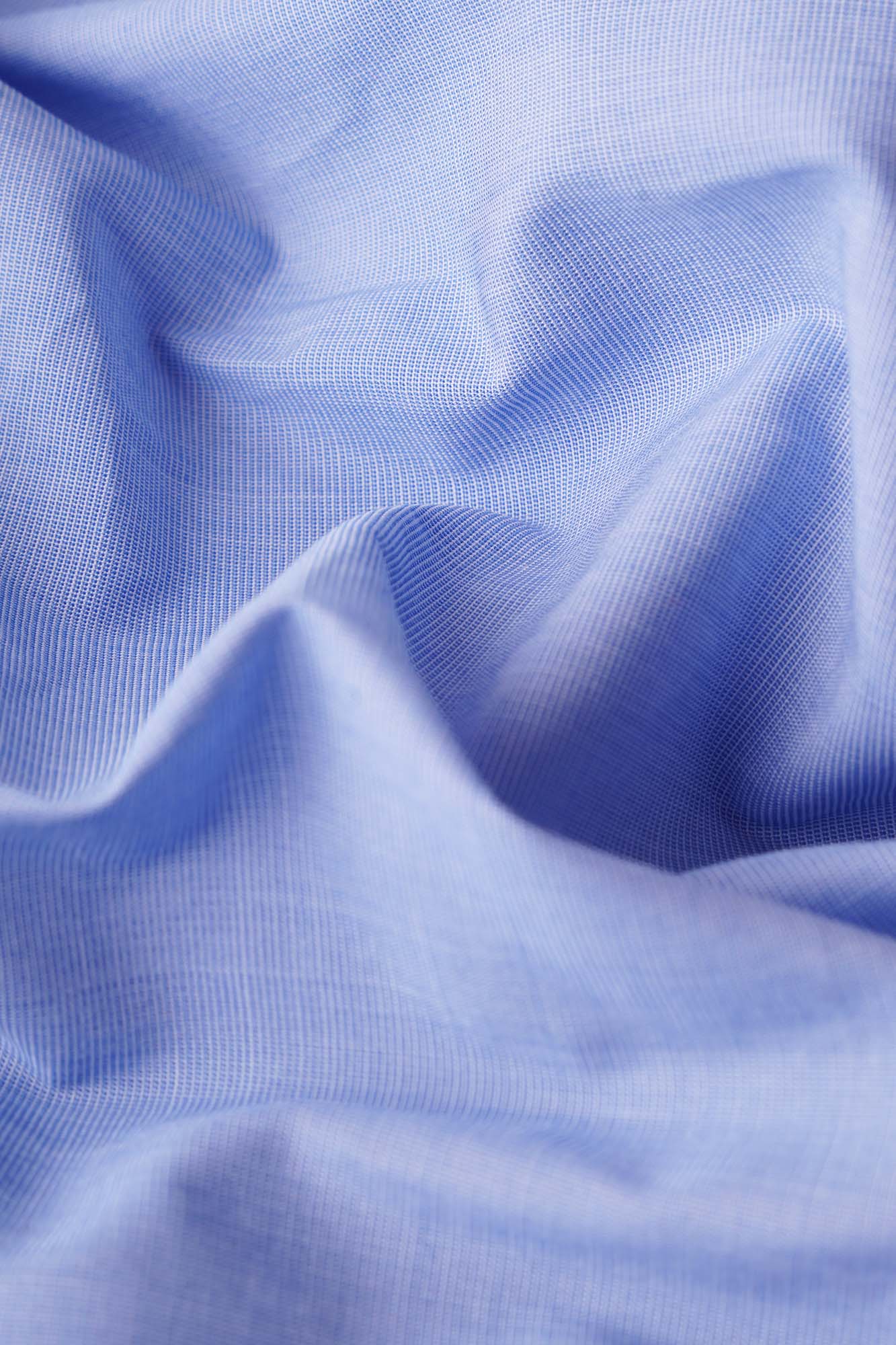 Blue Filafil Contrast Shirt - Regular Fit