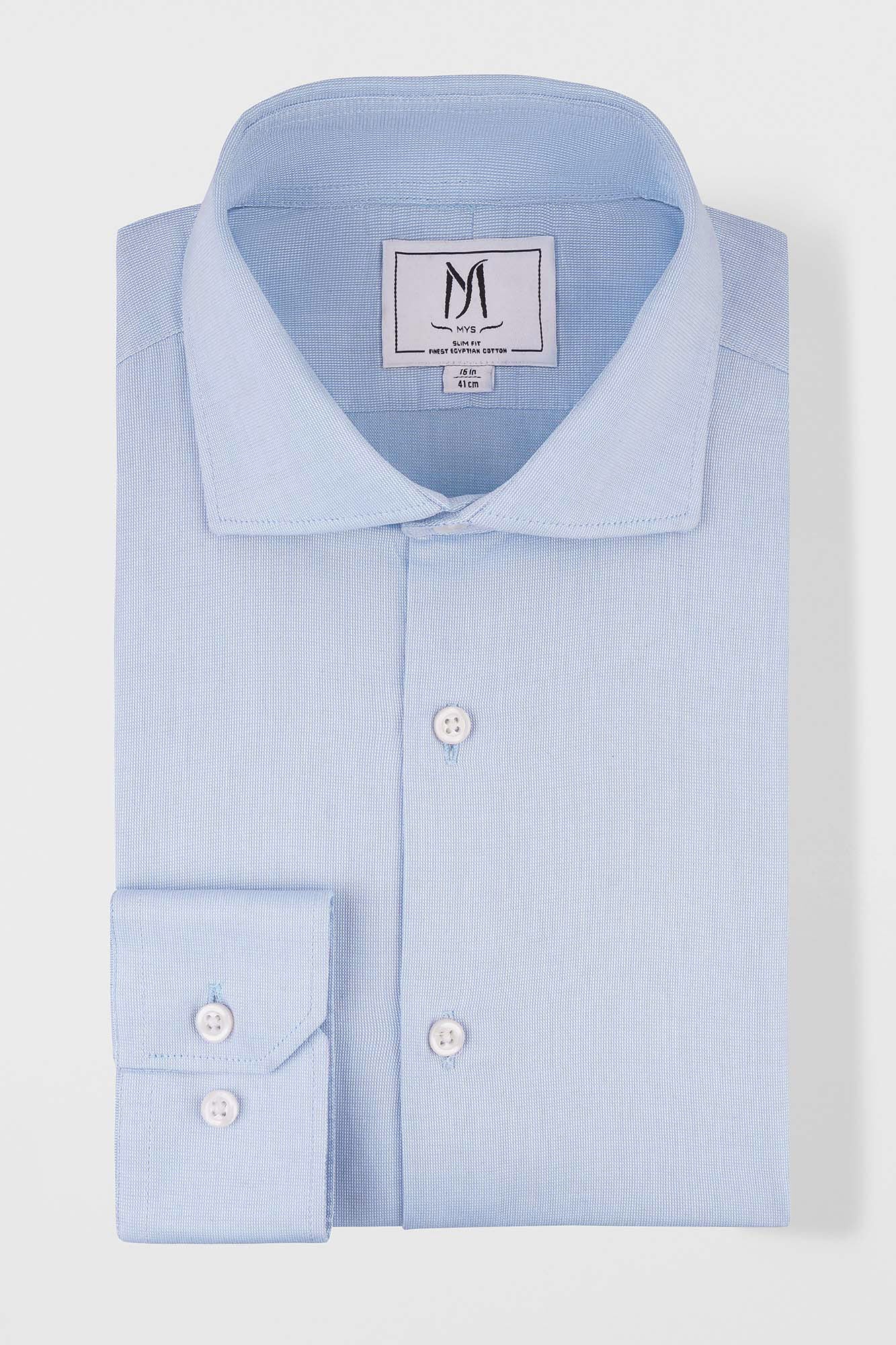Blue Filafil Shirt - Slim Fit