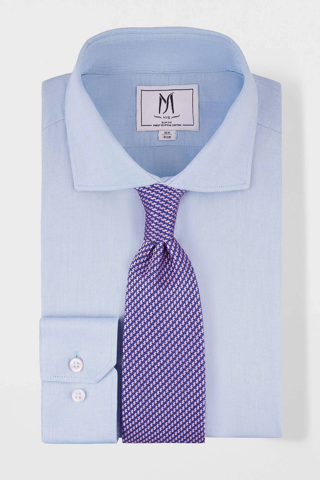 Blue Filafil Shirt - Slim Fit