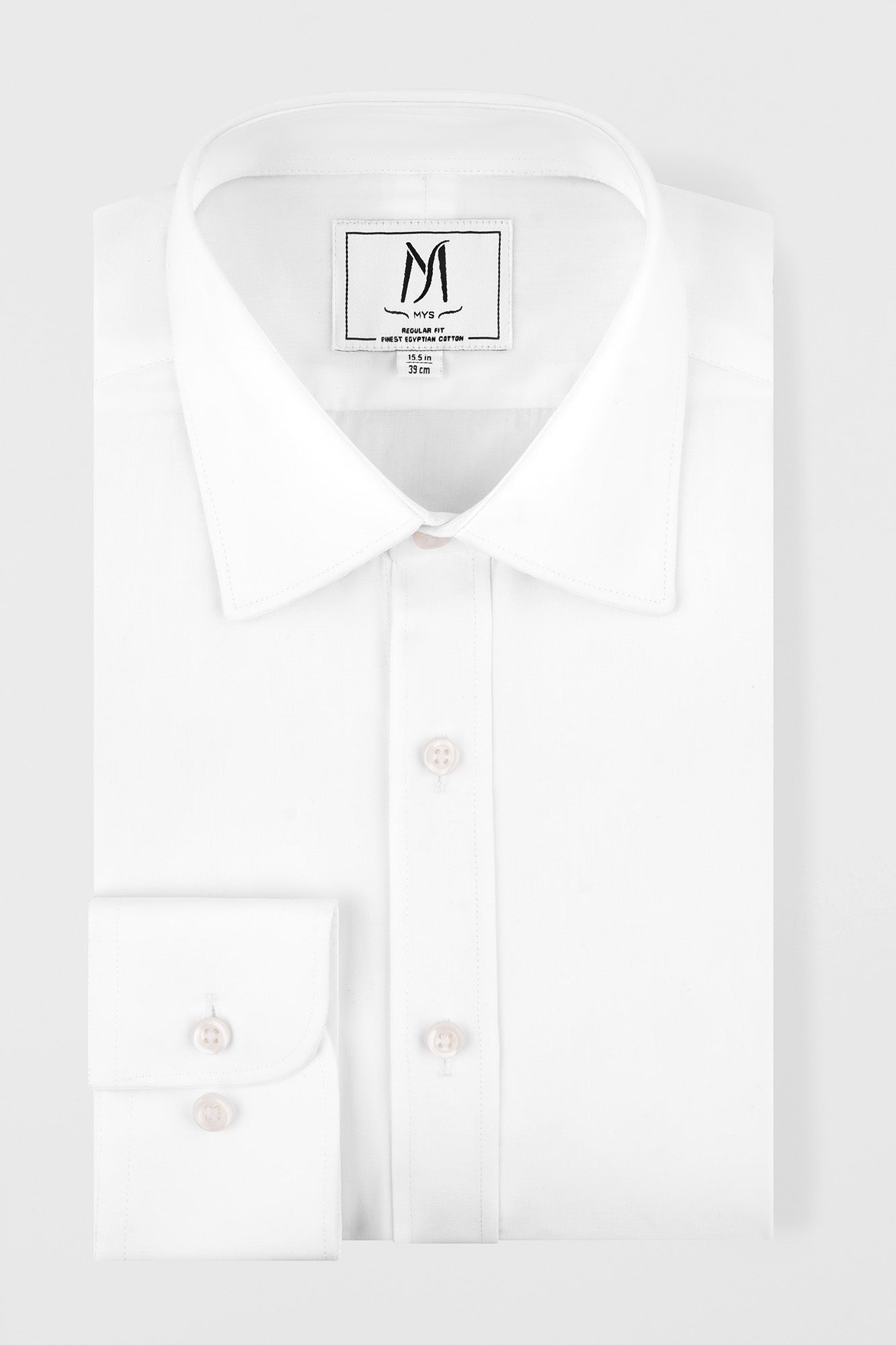 White Poplin Shirt - Regular Fit