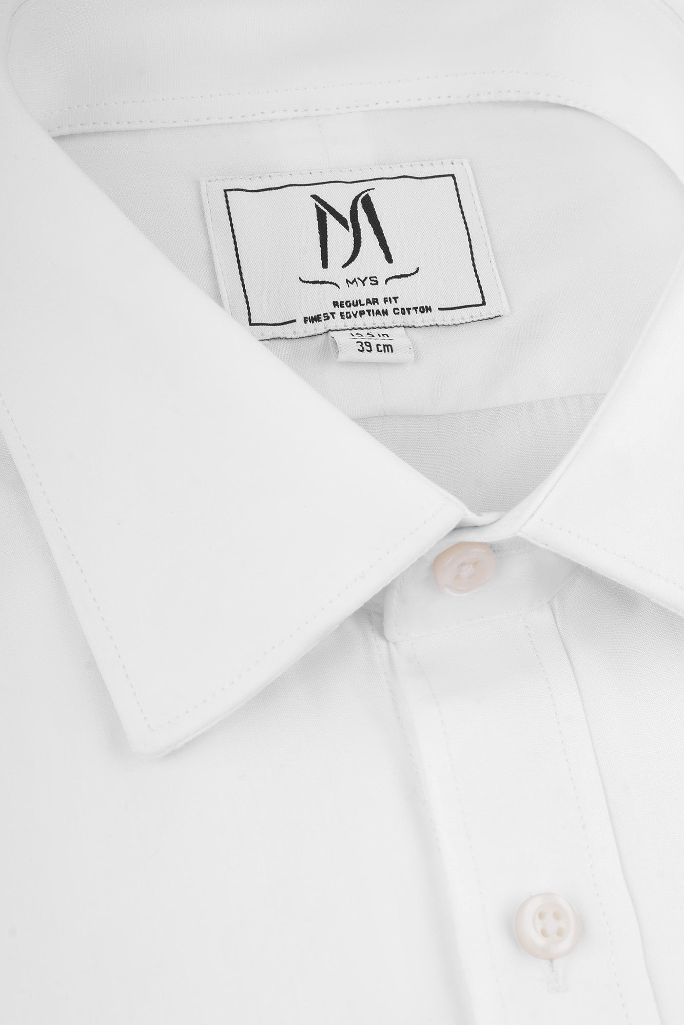 White Poplin Shirt - Regular Fit