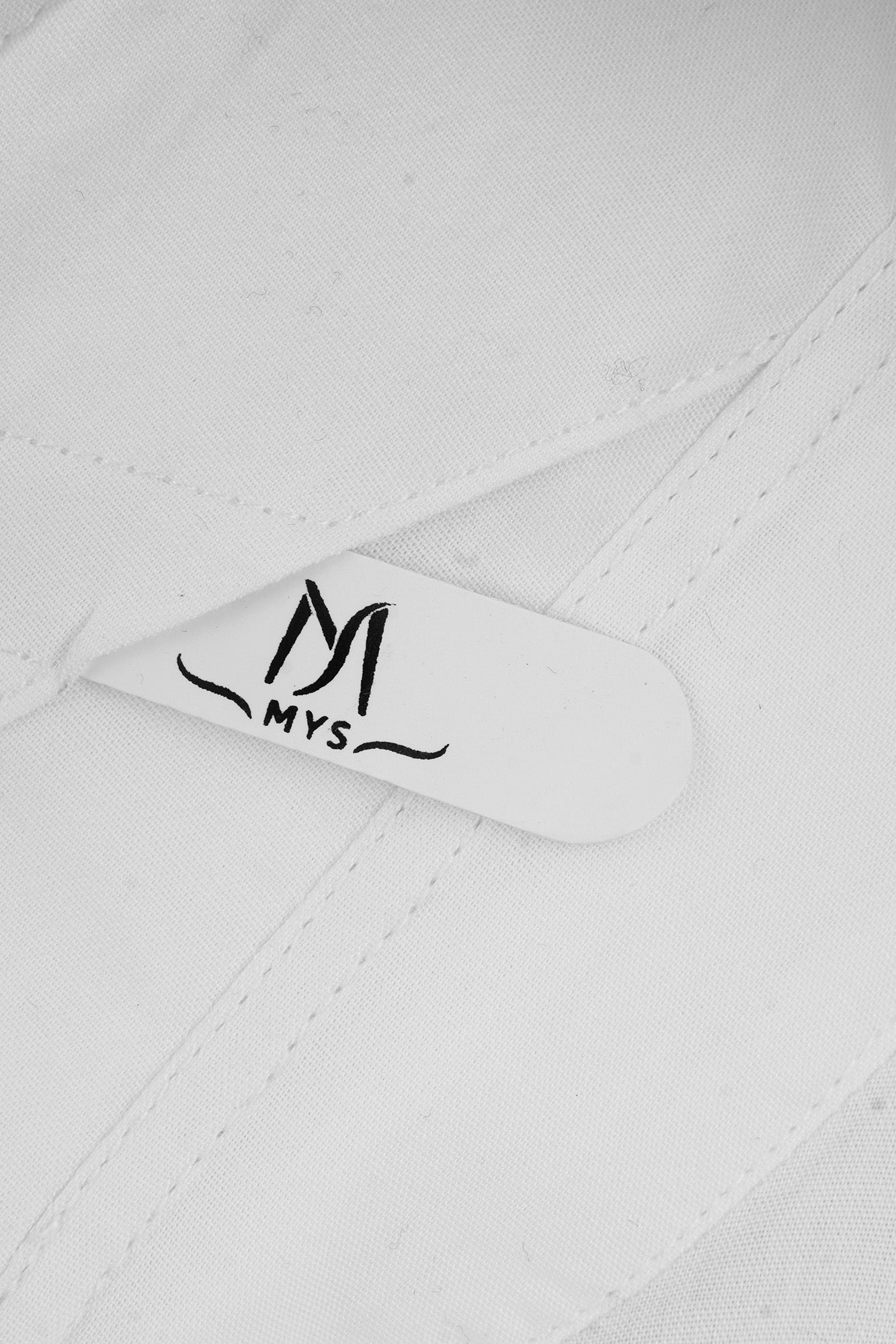 White Poplin Stretch Shirt - Slim Fit