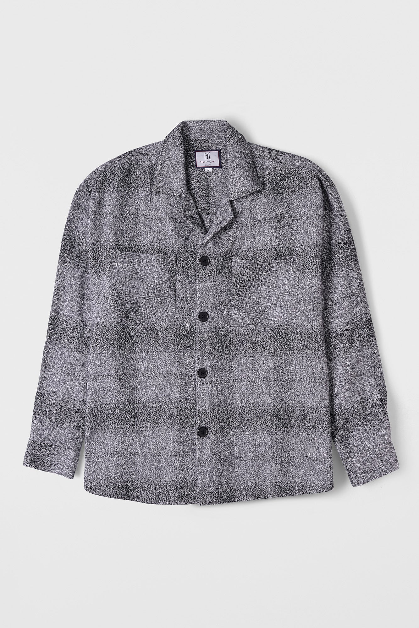 Brushed Checkered Overshirt