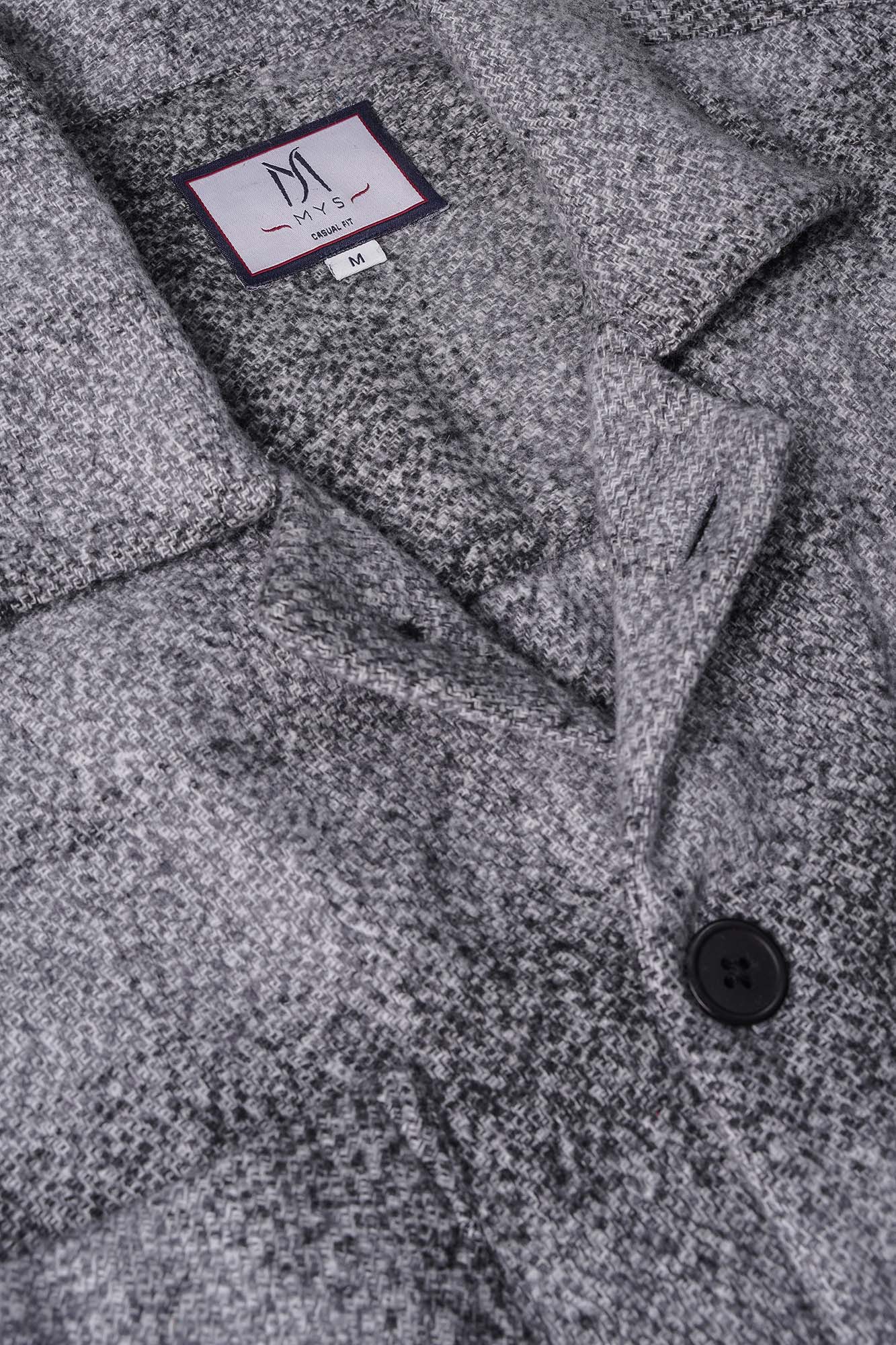 Brushed Checkered Overshirt